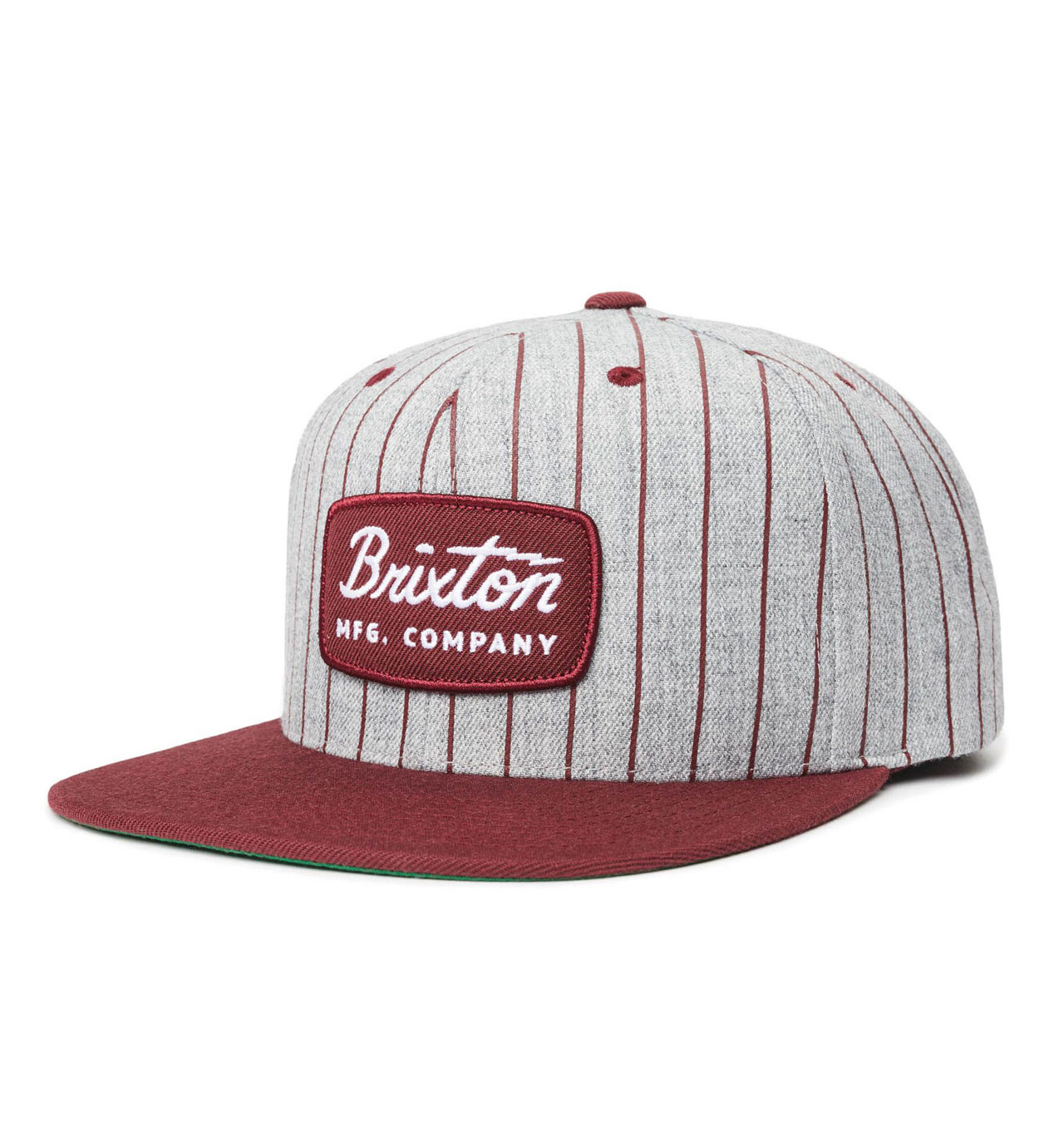 Brixton - Jolt Snapback Cap - Maroon/Heather Grey