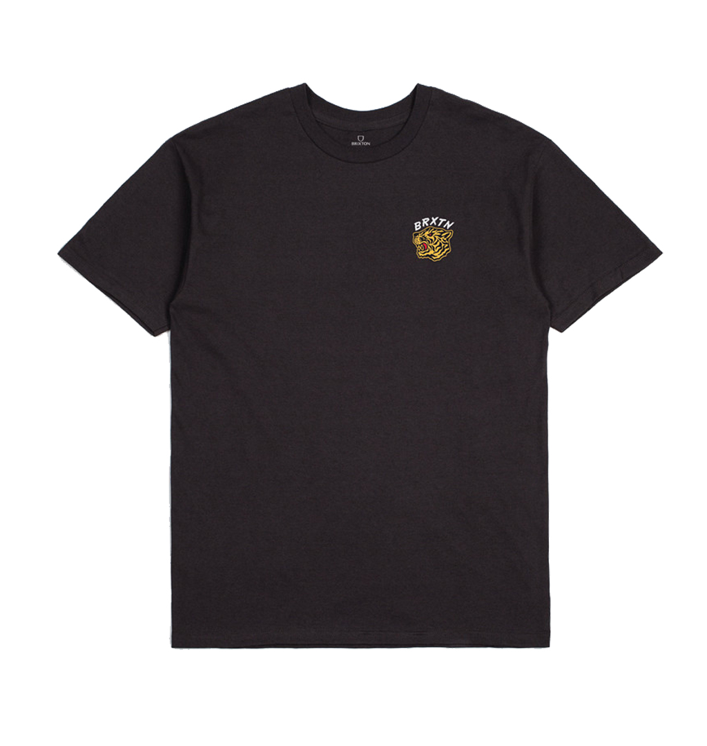 Brixton - Kit T-Shirt - Black Worn Wash