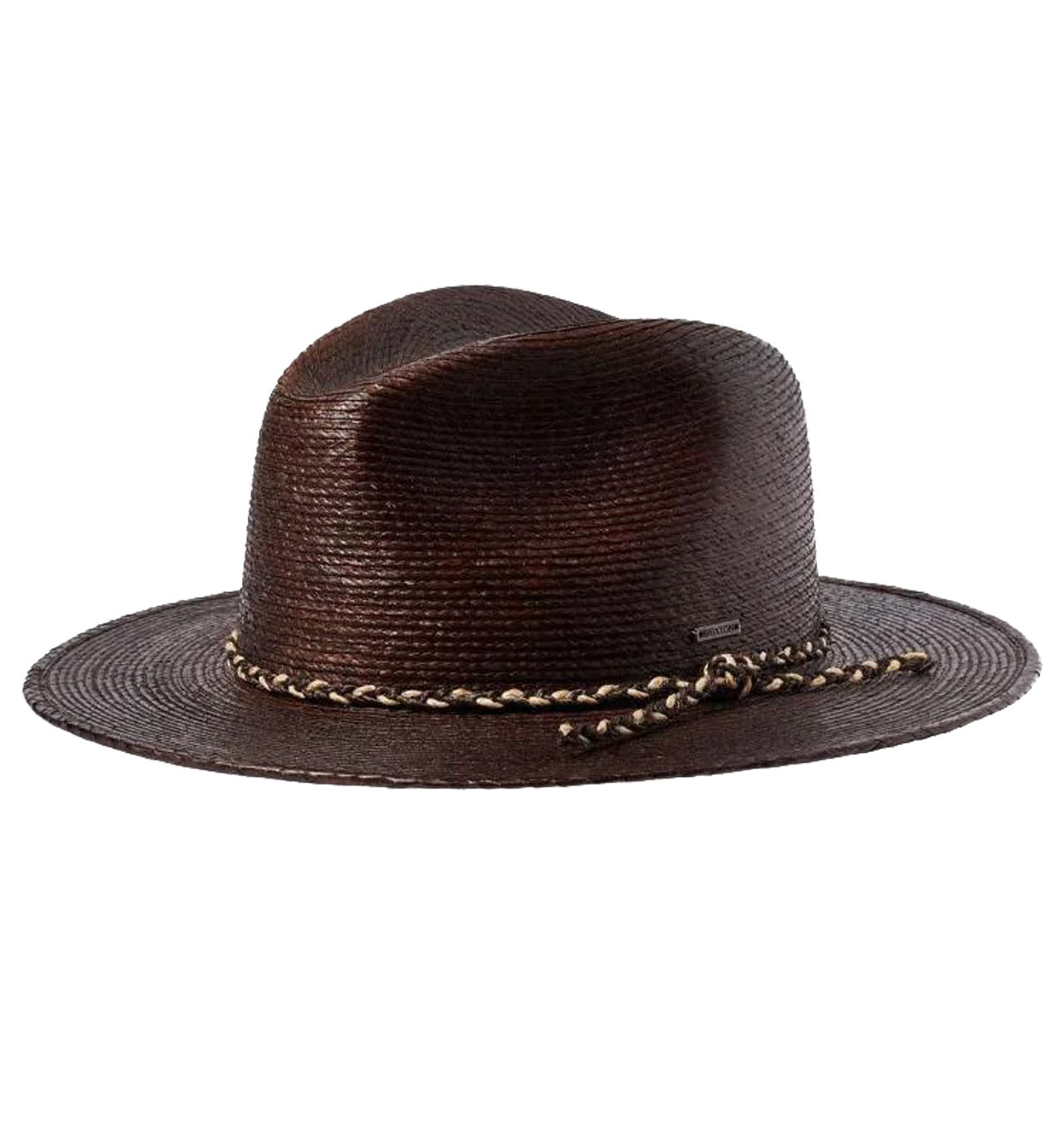 Brixton - Messer Western Straw Fedora - Dark Earth