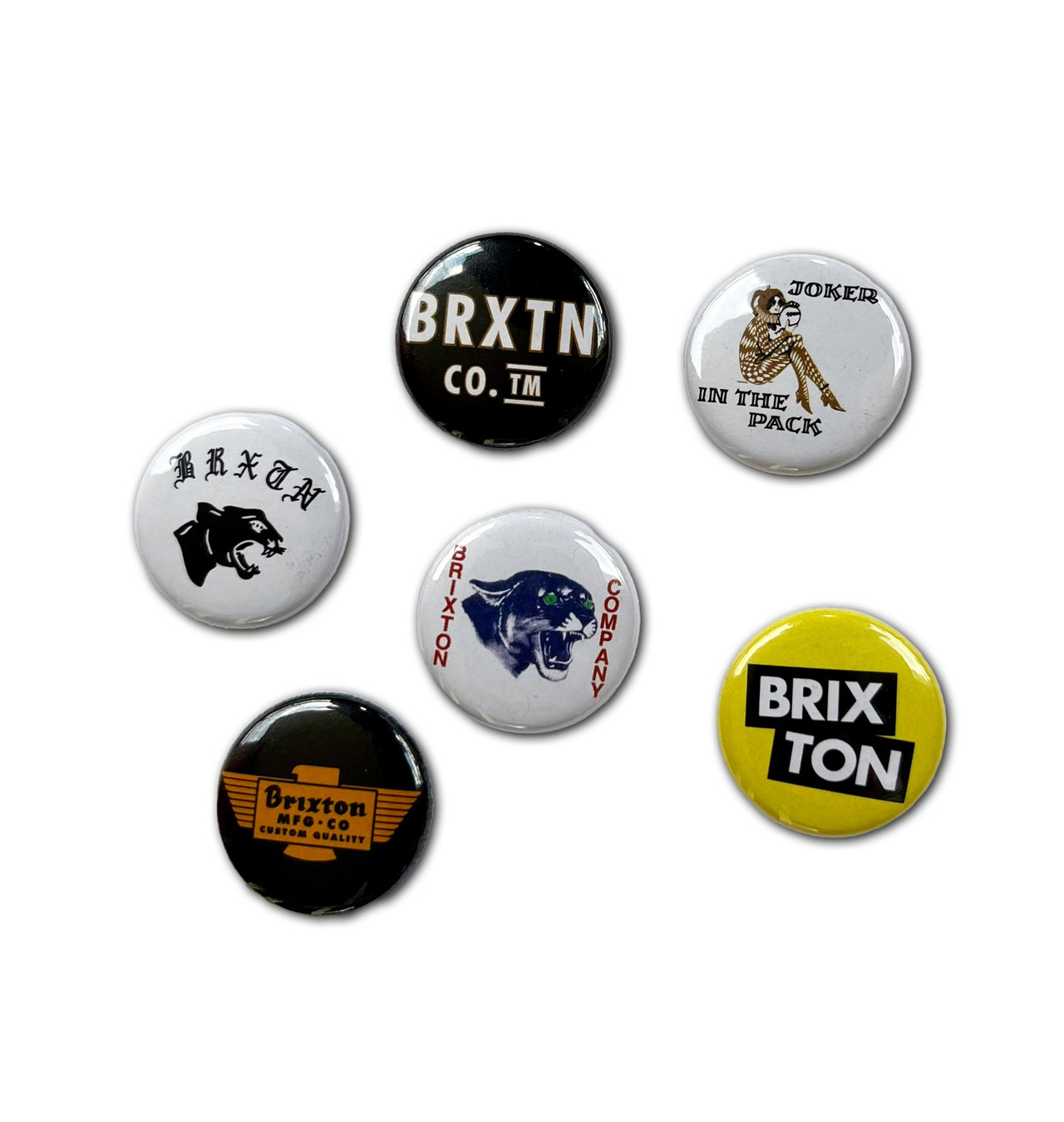 Brixton - Mixed Pin Package No 1