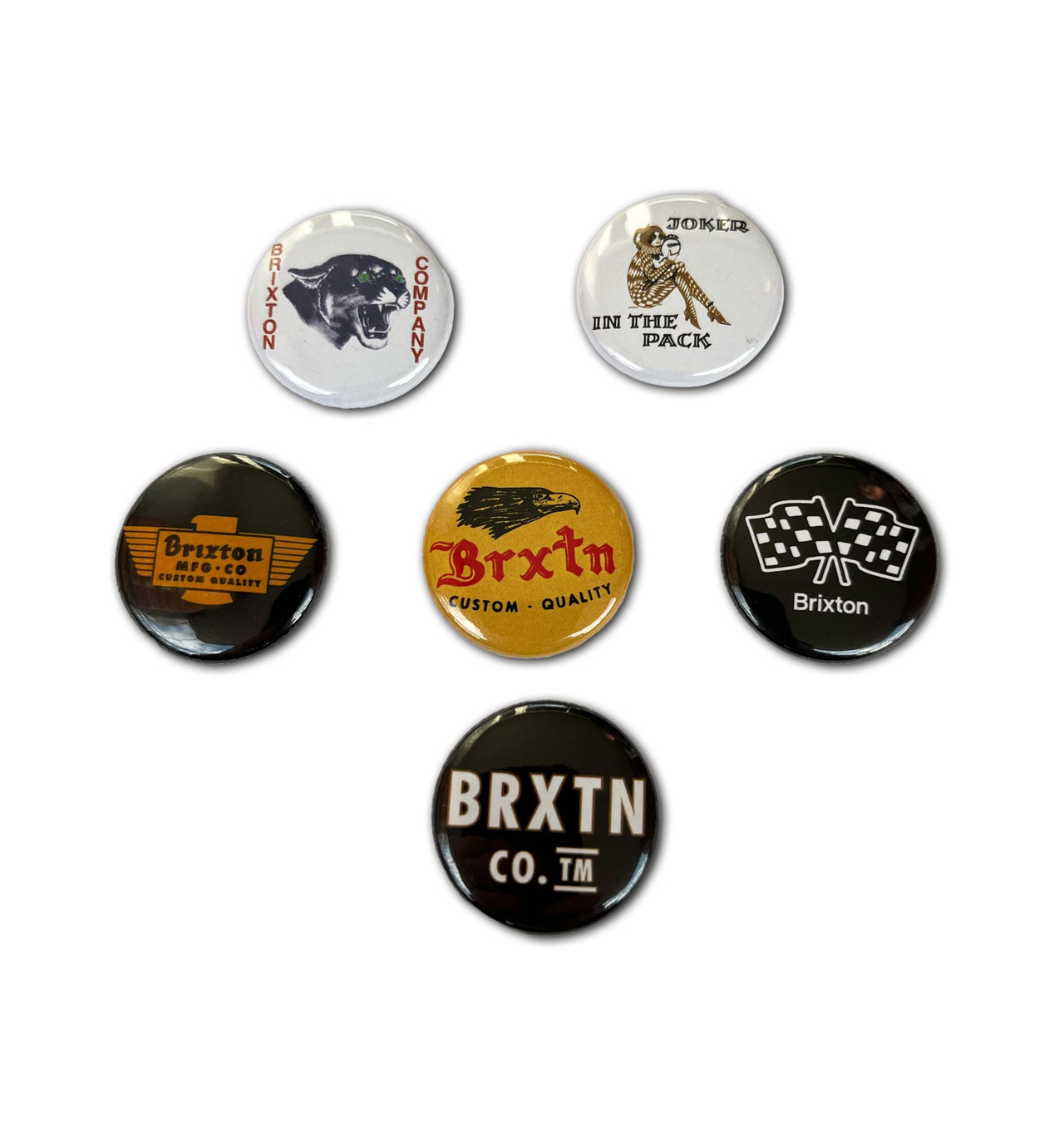 Brixton - Mixed Pin Package No 5