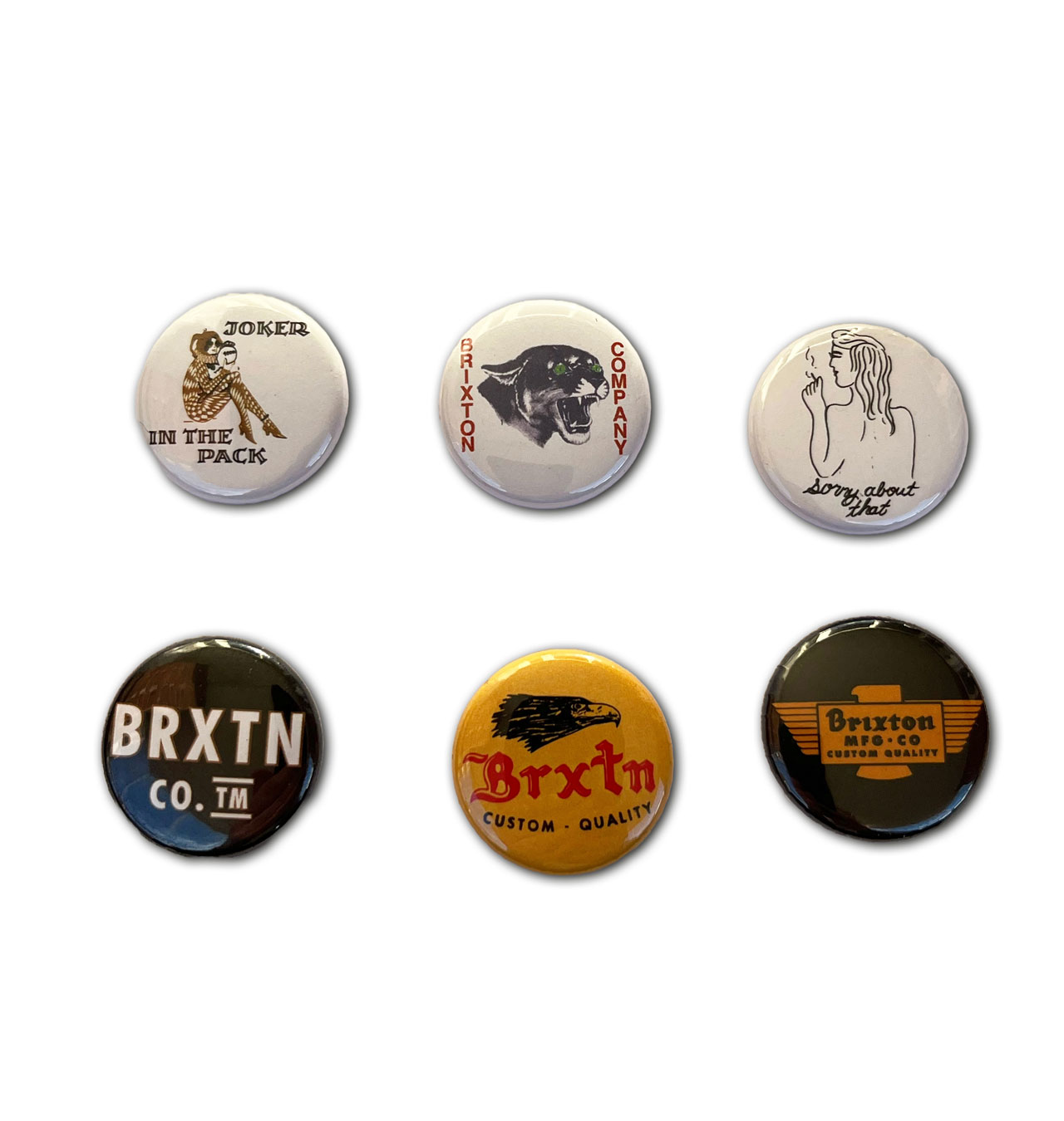 Brixton - Mixed Pin Package No 7