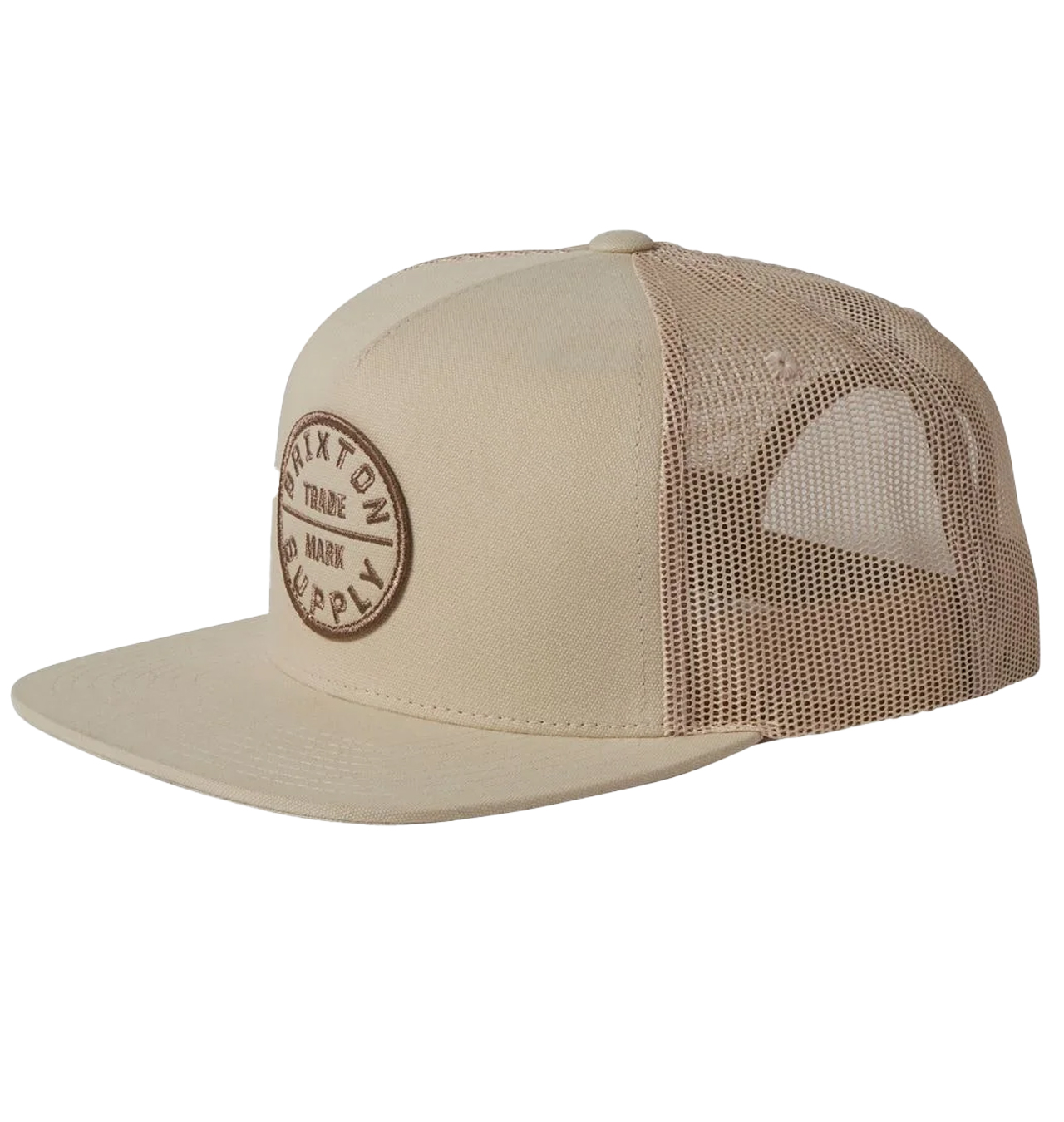 Brixton - Oath III MP Snapback - Milk/Oat Milk