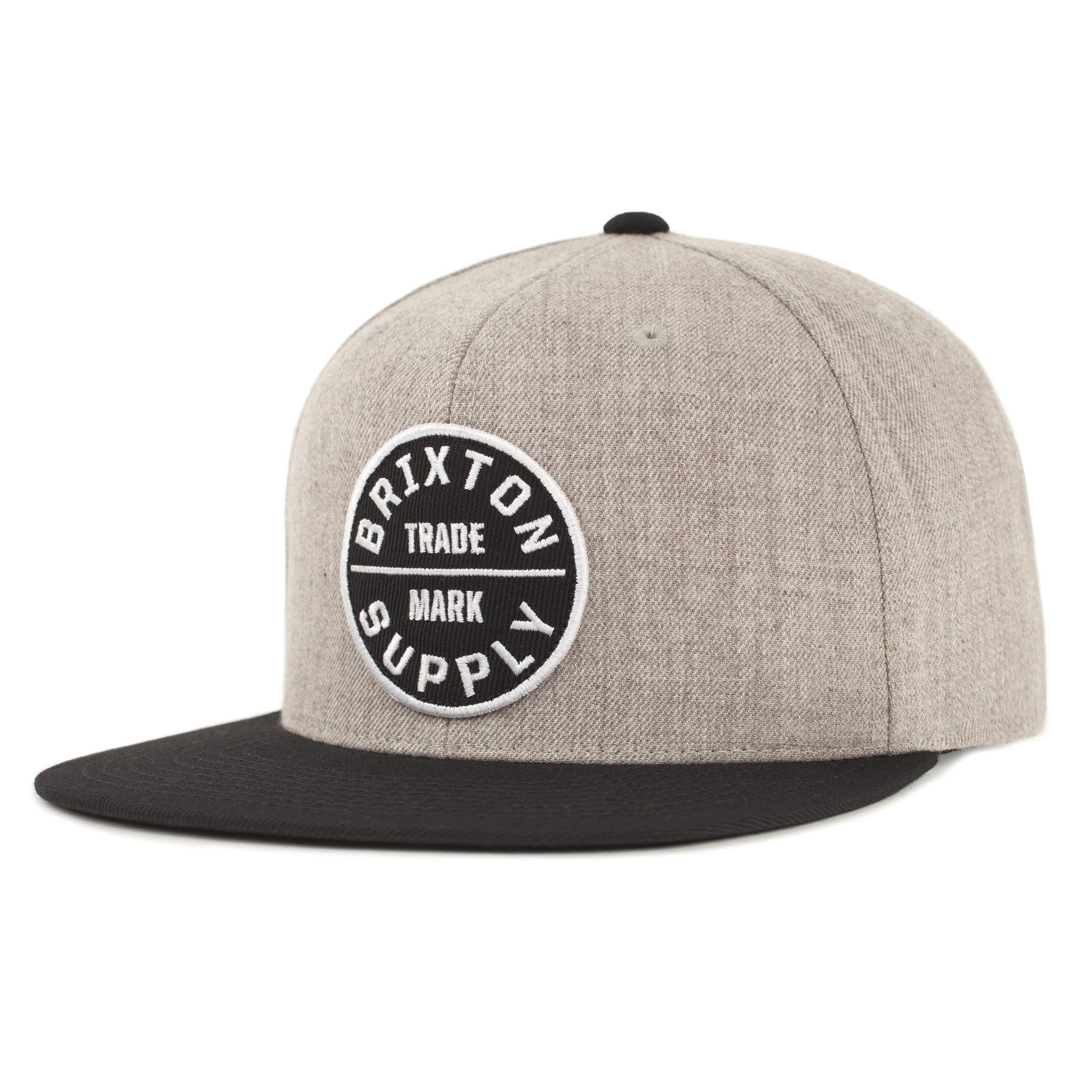 Brixton - Oath III Snap Back - Heather Grey/Black