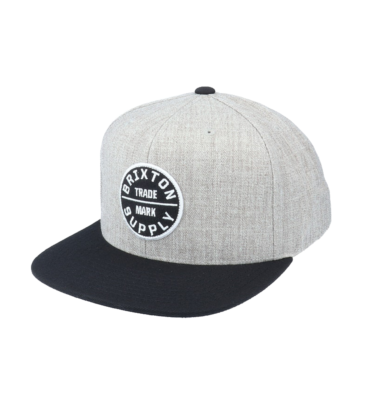 Brixton---Oath-III-Snapback---Light-Heather-Grey-black11