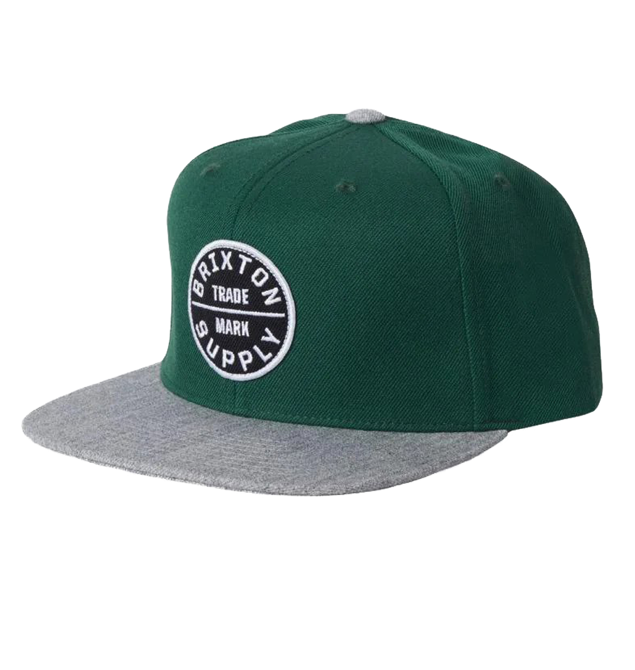 Brixton---Oath-III-Snapback---Pine-Needle-Dark-Heather-Grey1