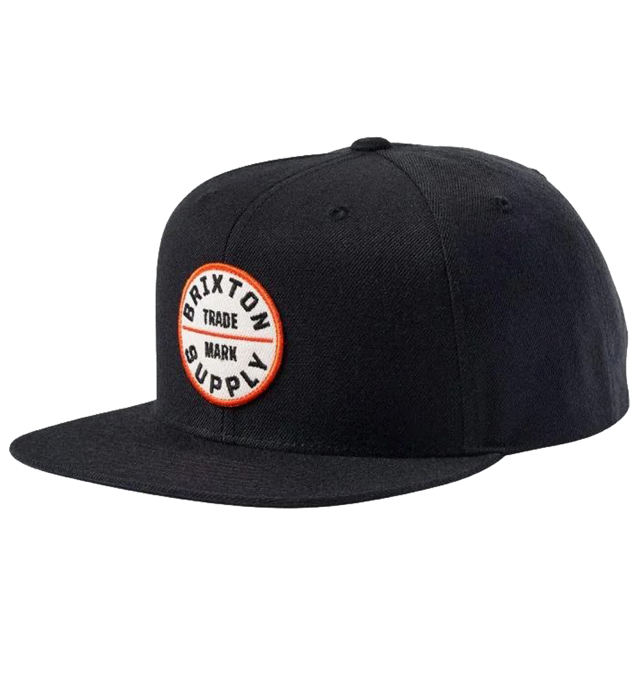 Brixton - Oath III Snapback - Washed Black/Orange