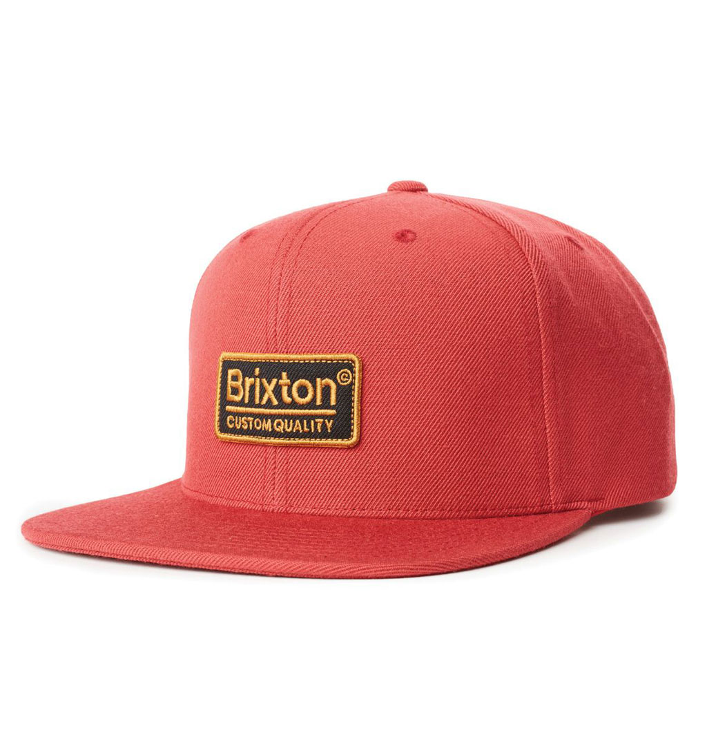 Brixton - Palmer II MP Snapback Cap - Lava Red