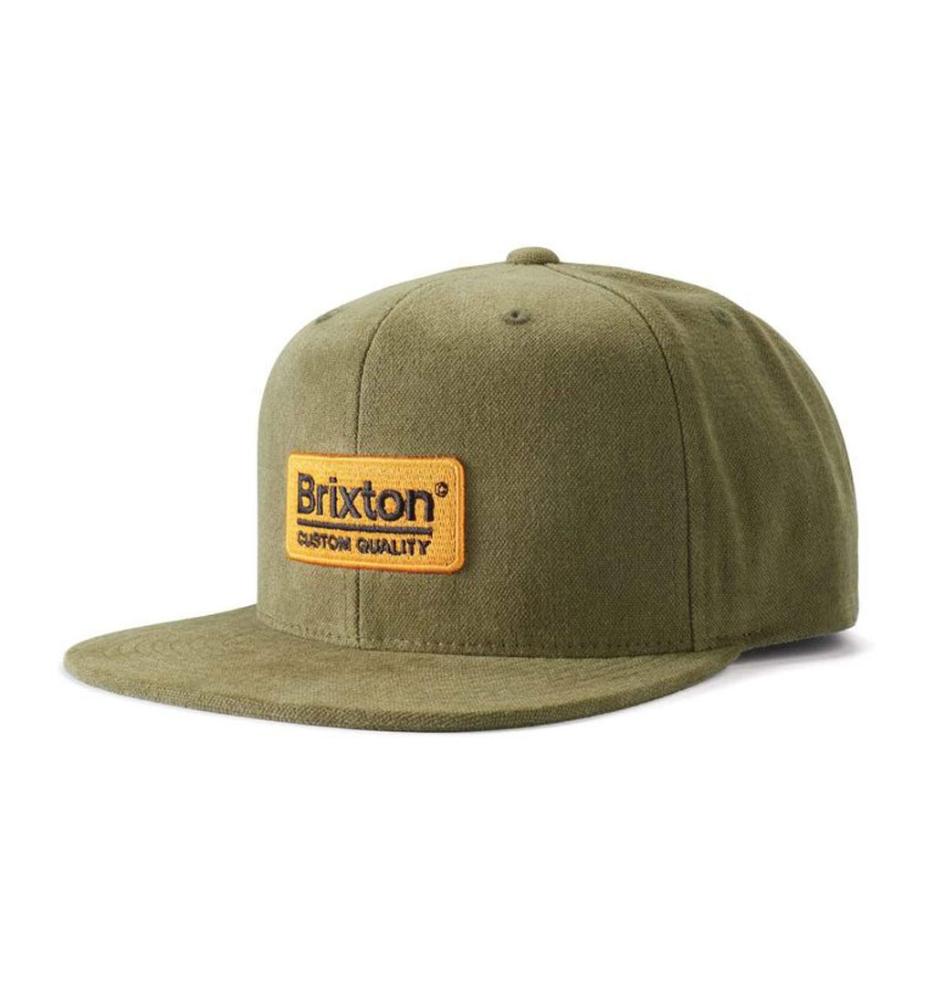 Brixton - Palmer III MP Snapback Cap - Military Olive