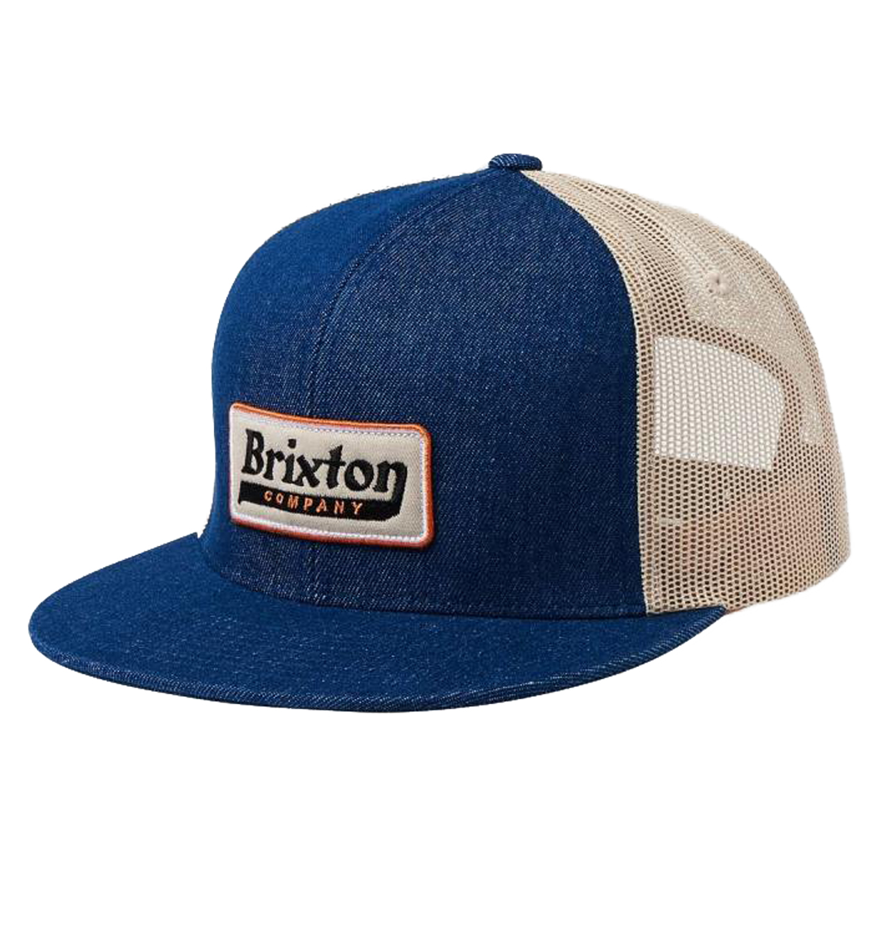 Brixton - Steadfast HP Trucker Hat - Denim/White Cap