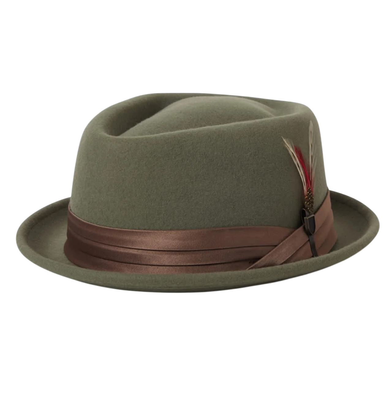 Brixton---Stout-Pork-Pie-Hat---Olive-Surplus-Bronze-1