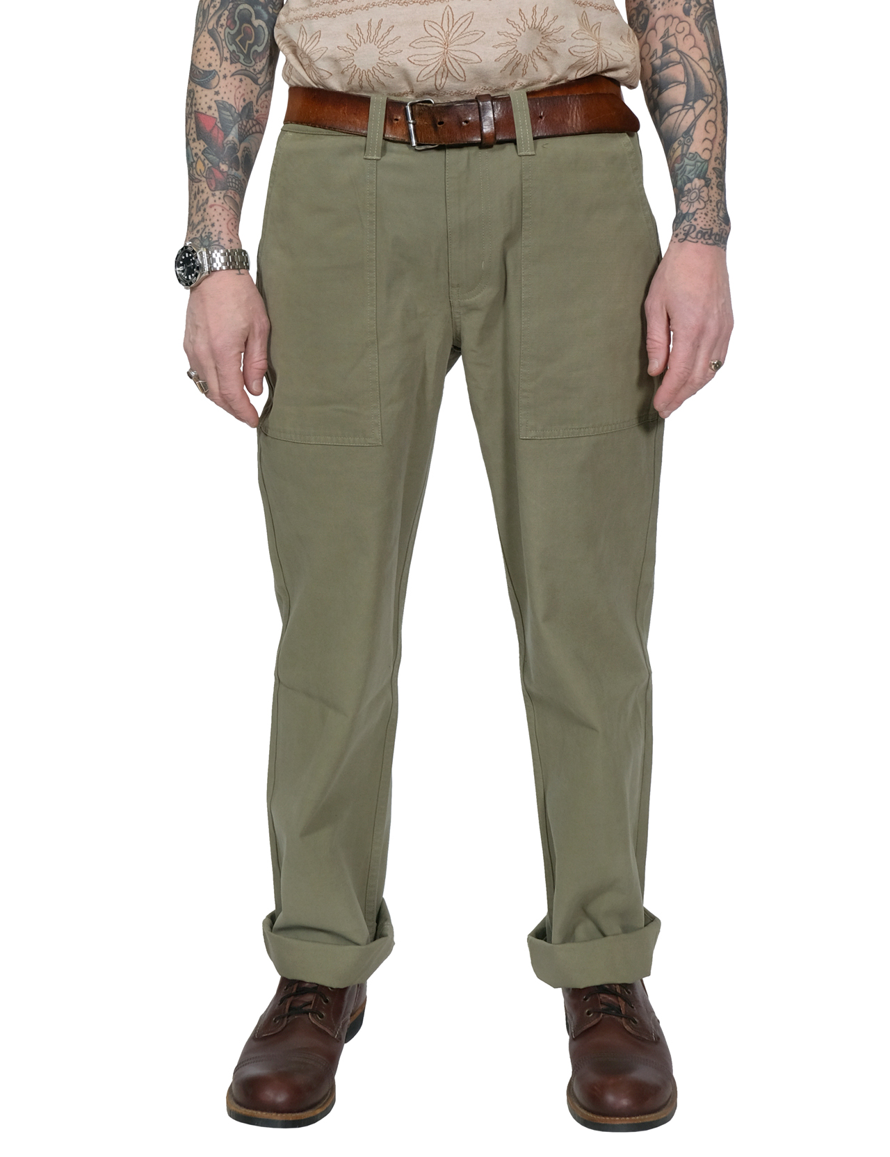 Brixton---Surplus-Relaxed-Pant---Olive-Surplus1