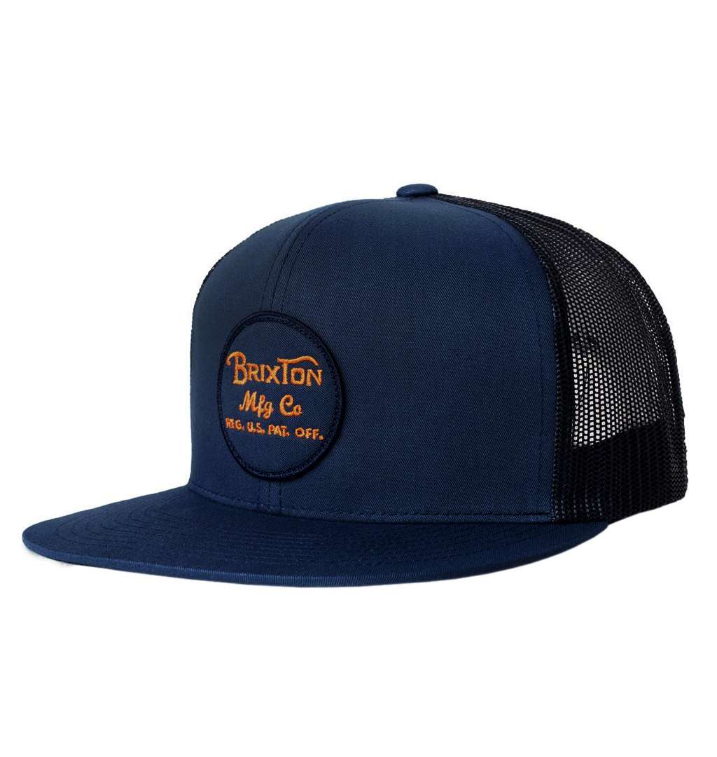 Brixton - Wheeler Mesh Cap - Washed Navy