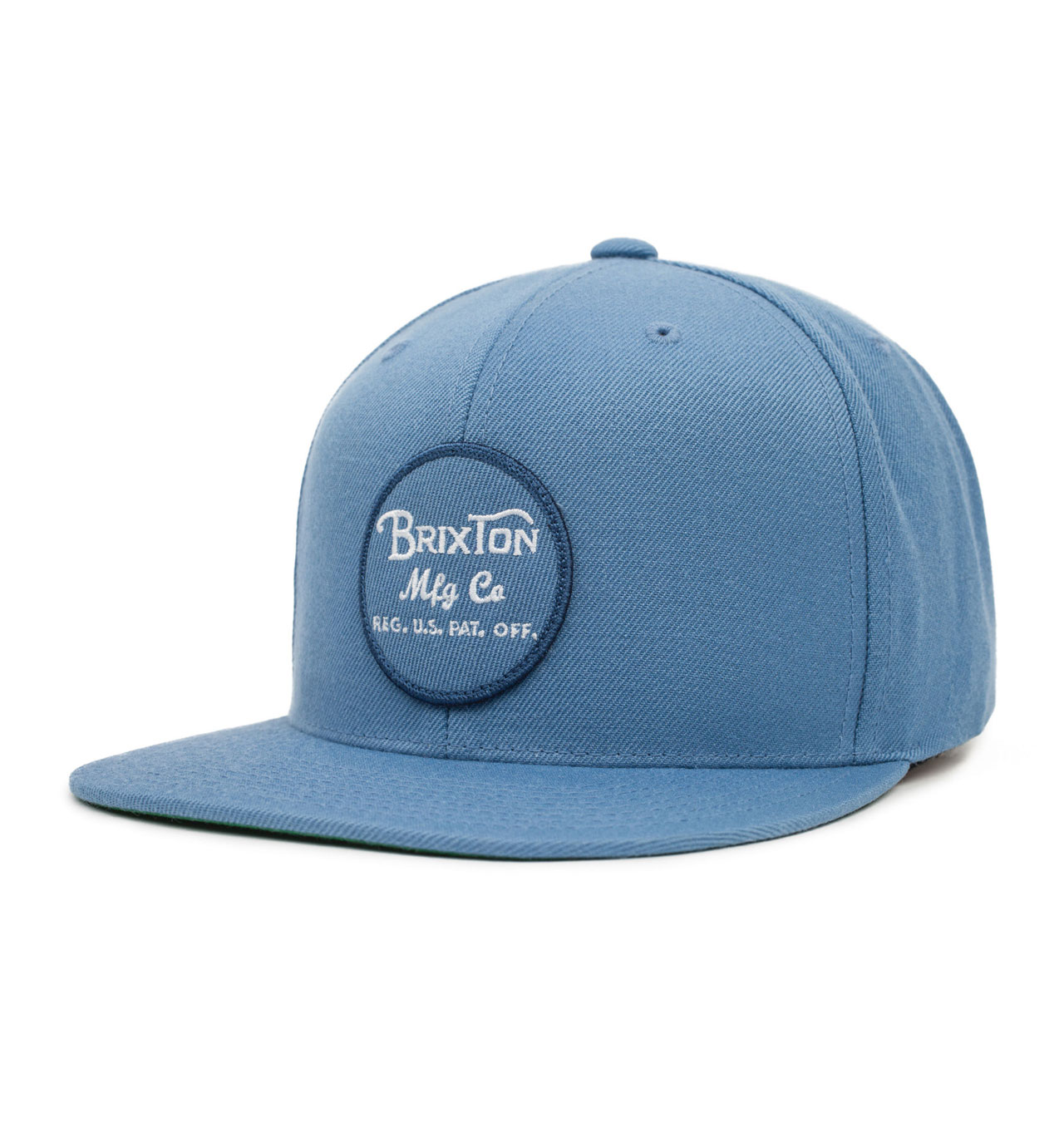 Brixton - Wheeler Snapback Cap - Grey Blue