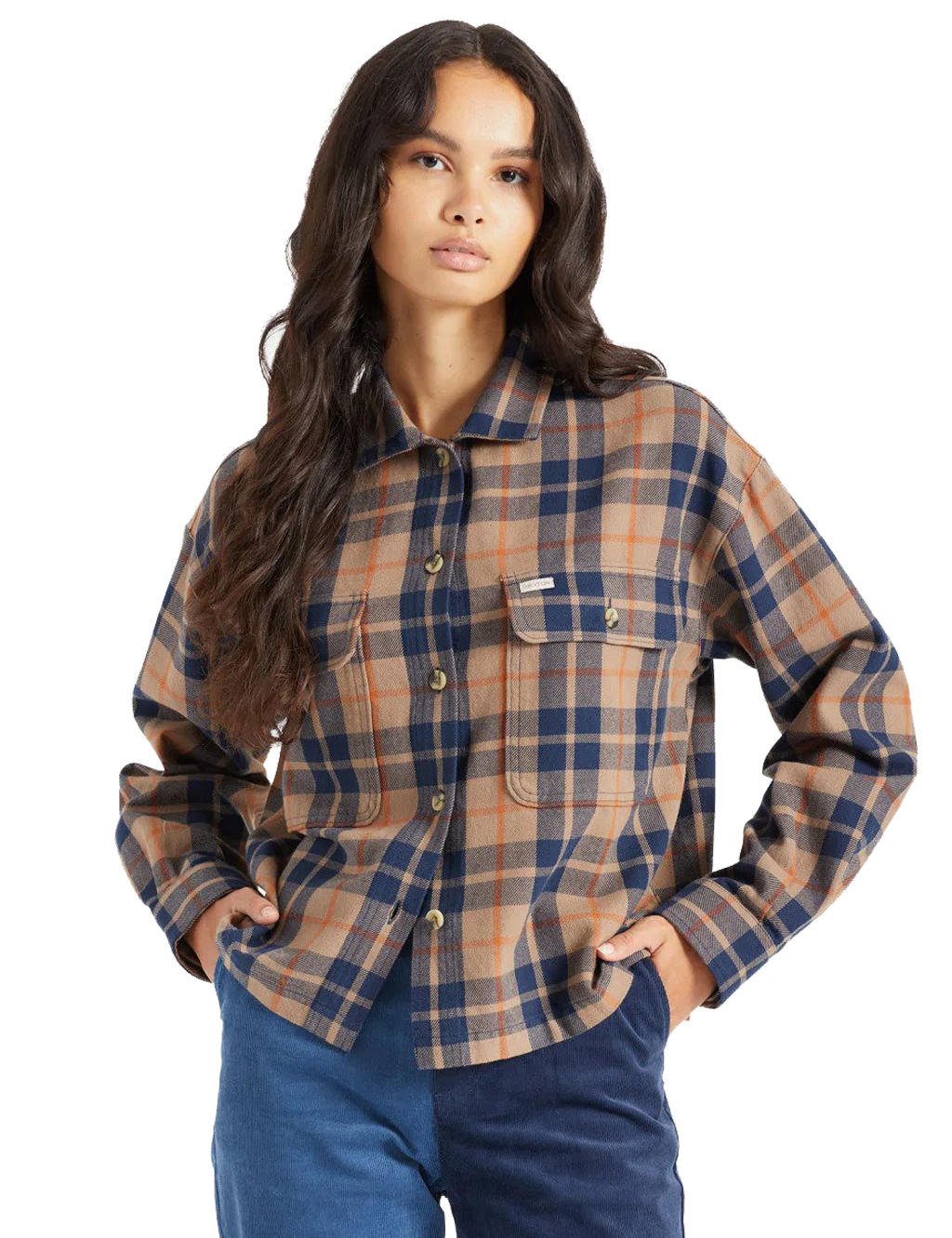Brixton - Womens Bowery Flannel Shirt - Pine Bark