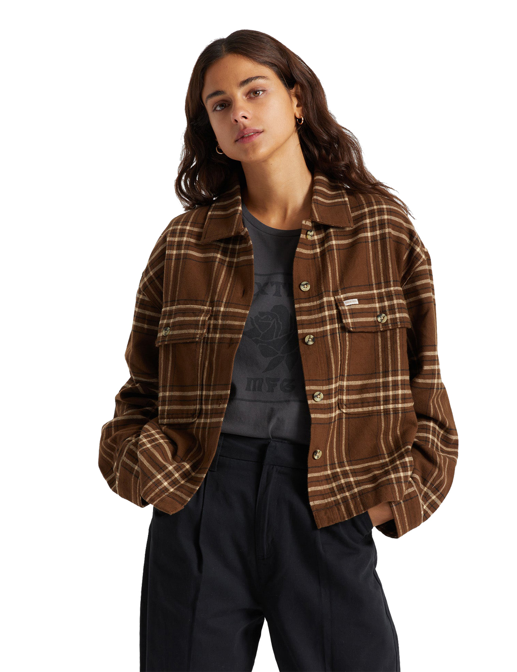 Brixton - Womens Bowery Flannel Shirt 
