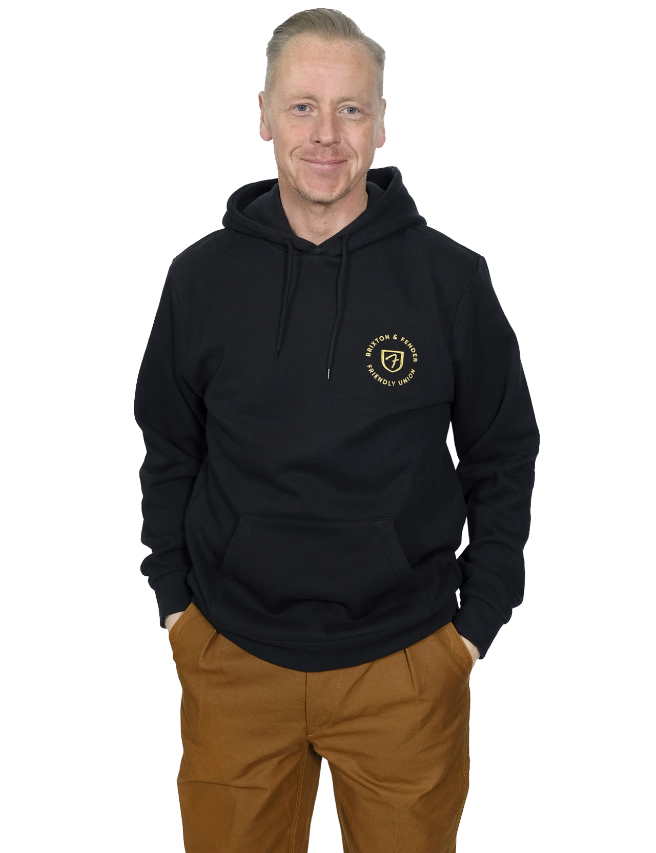 Brixton x Fender - Fender Electric Hoodie Sweatshirt - Black