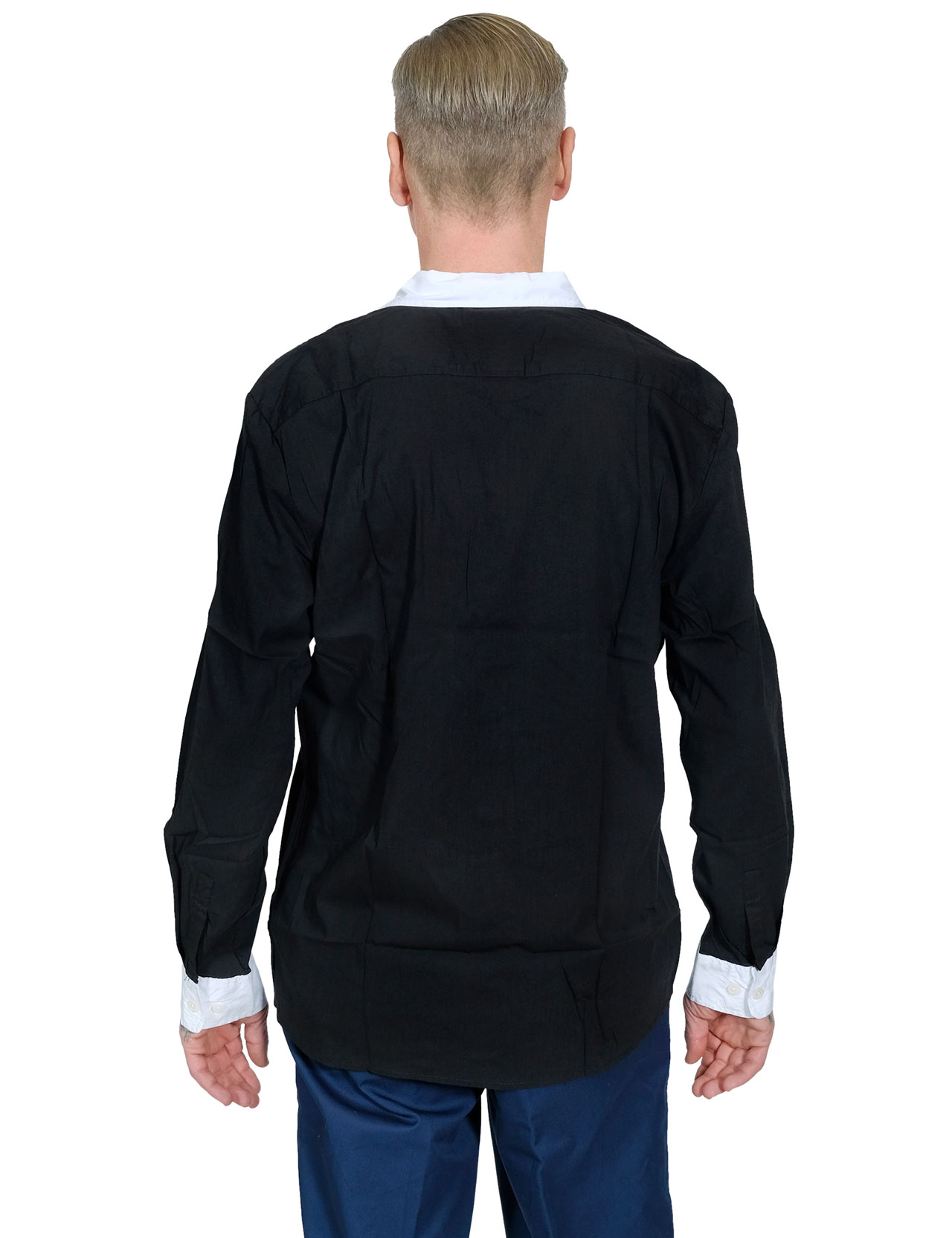 Brixton X Strummer L S Woven Shirt Black White