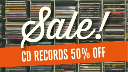 CD Records 50% OFF