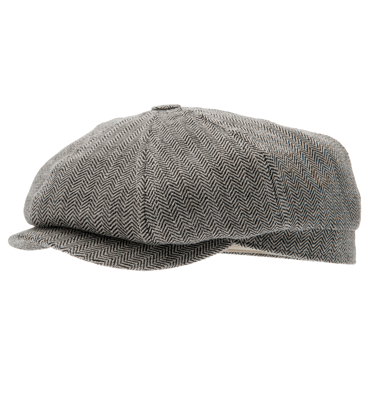 CTH Ericson - Börje Växbo Swedish Linen Newsboy Cap - Black
