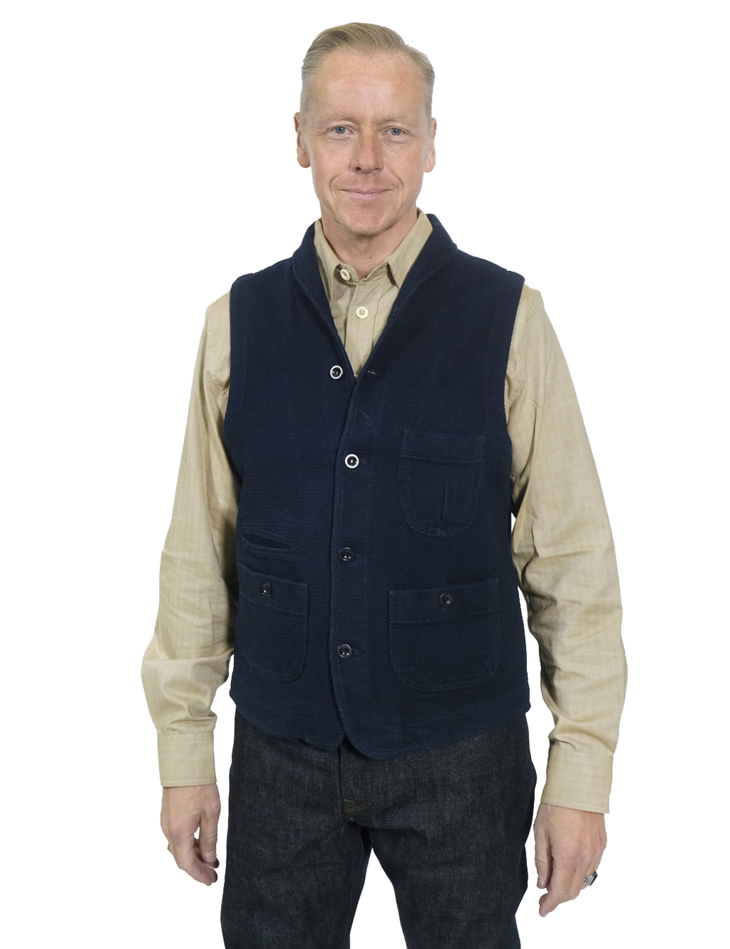 Captain Santors - Sailor Vest - Indigo