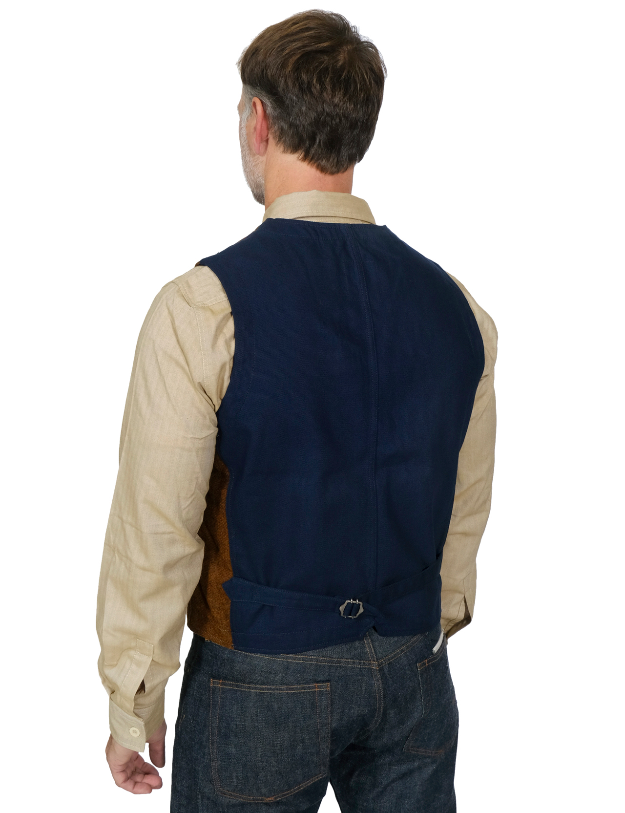 Captain Santors Wool Under Jacket Vest Biscuit
