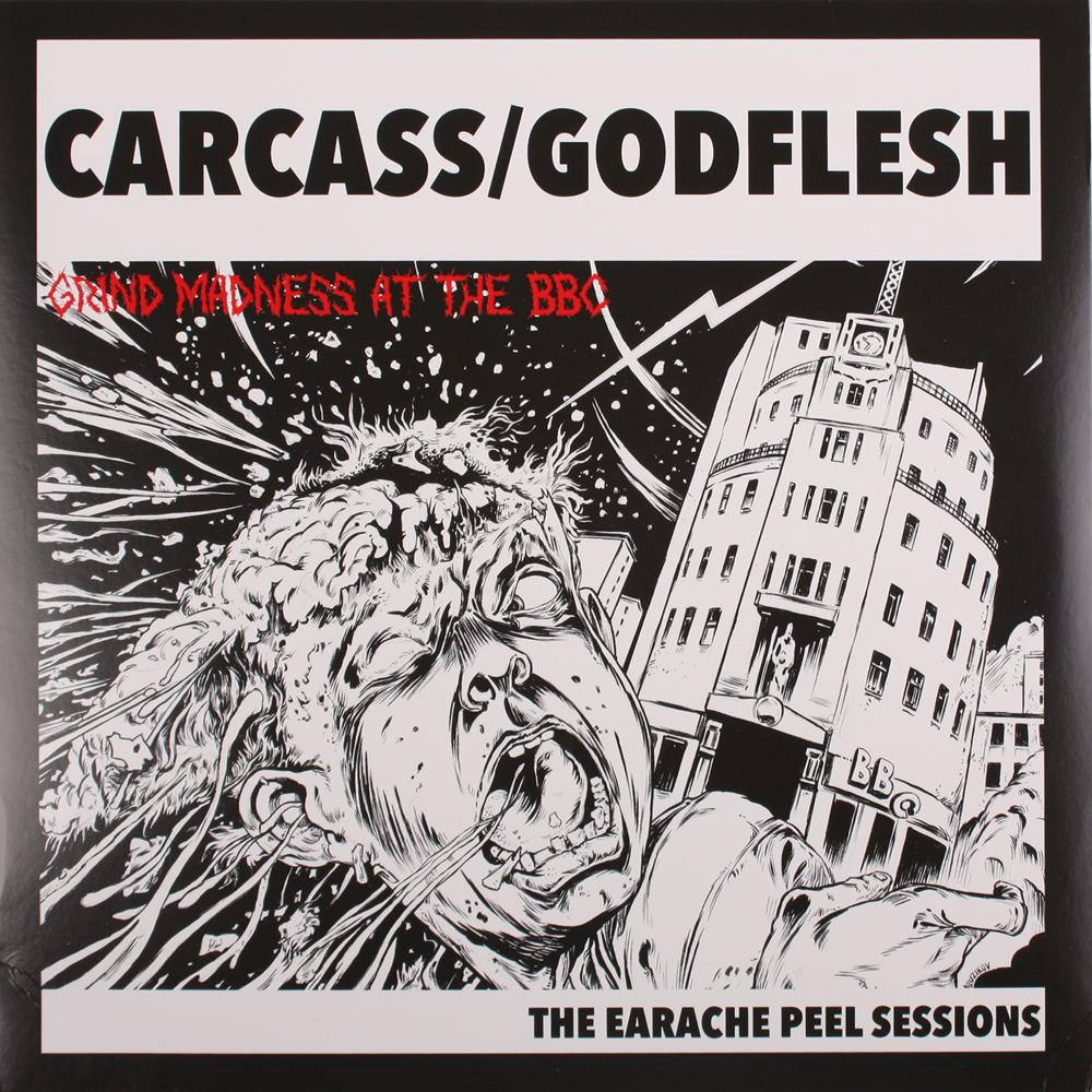 Carcass/Godflesh - Grind Madness At The BBC (The Earache Peel Sessions)(Red/Clea