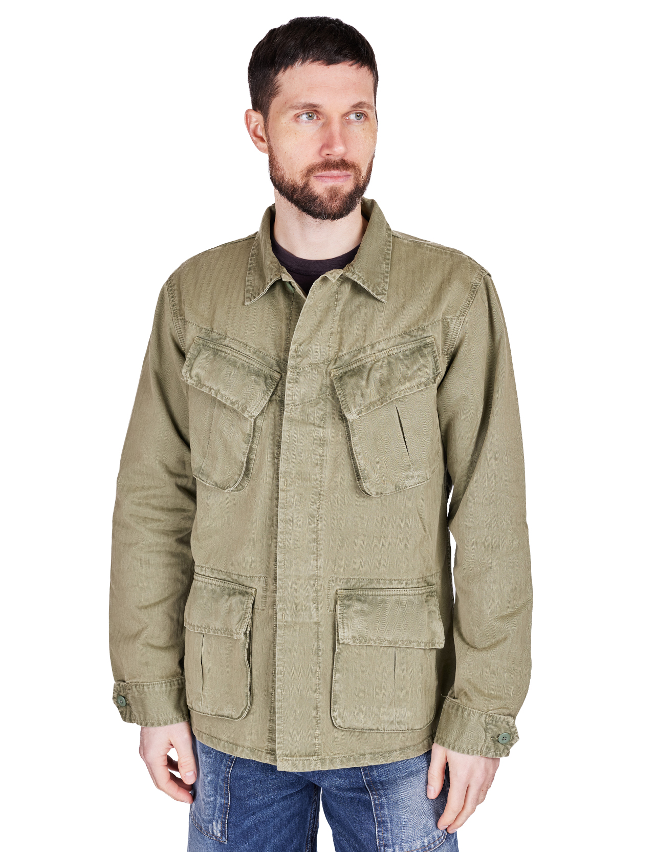 Chesapeakes - Intrepid Jungle Jacket HBT - Military Green