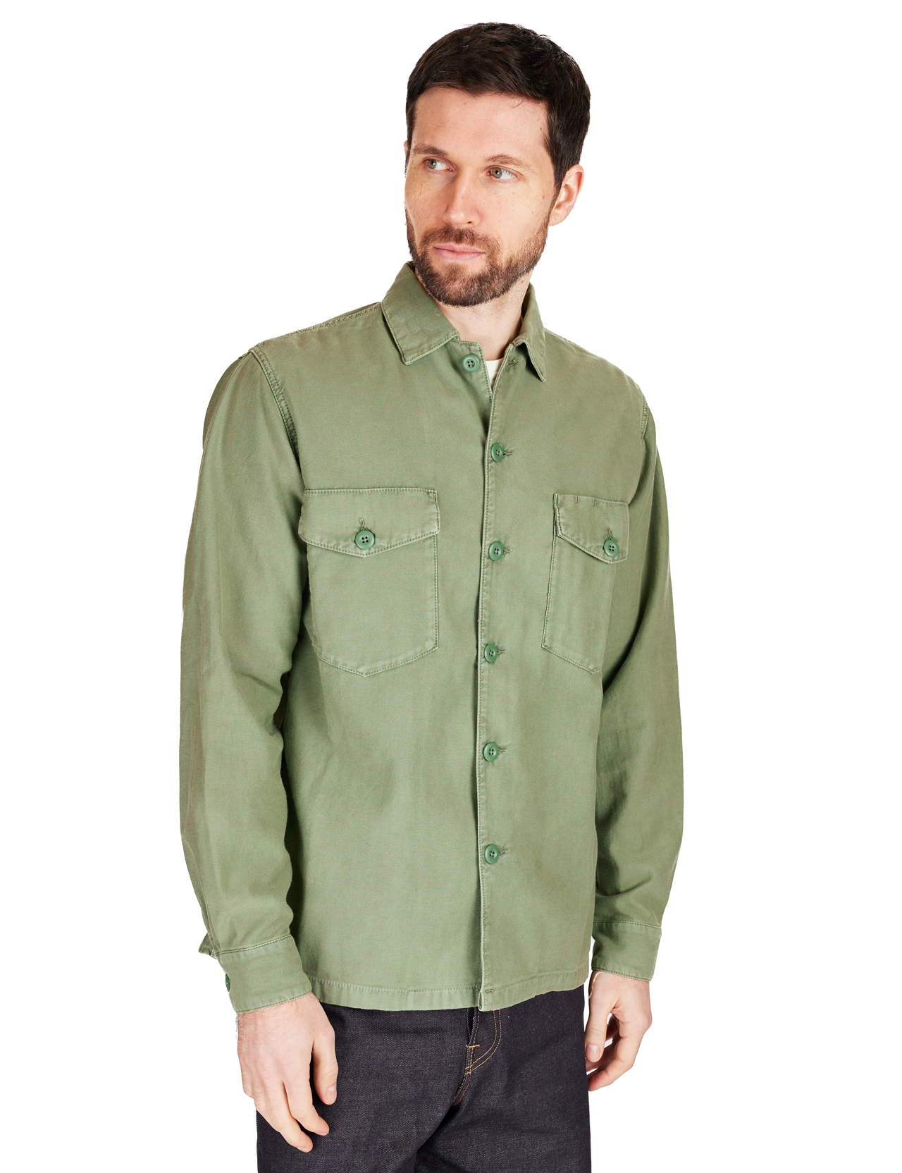 Chesapeakes - Jones Civilian Overshirt - Military Green