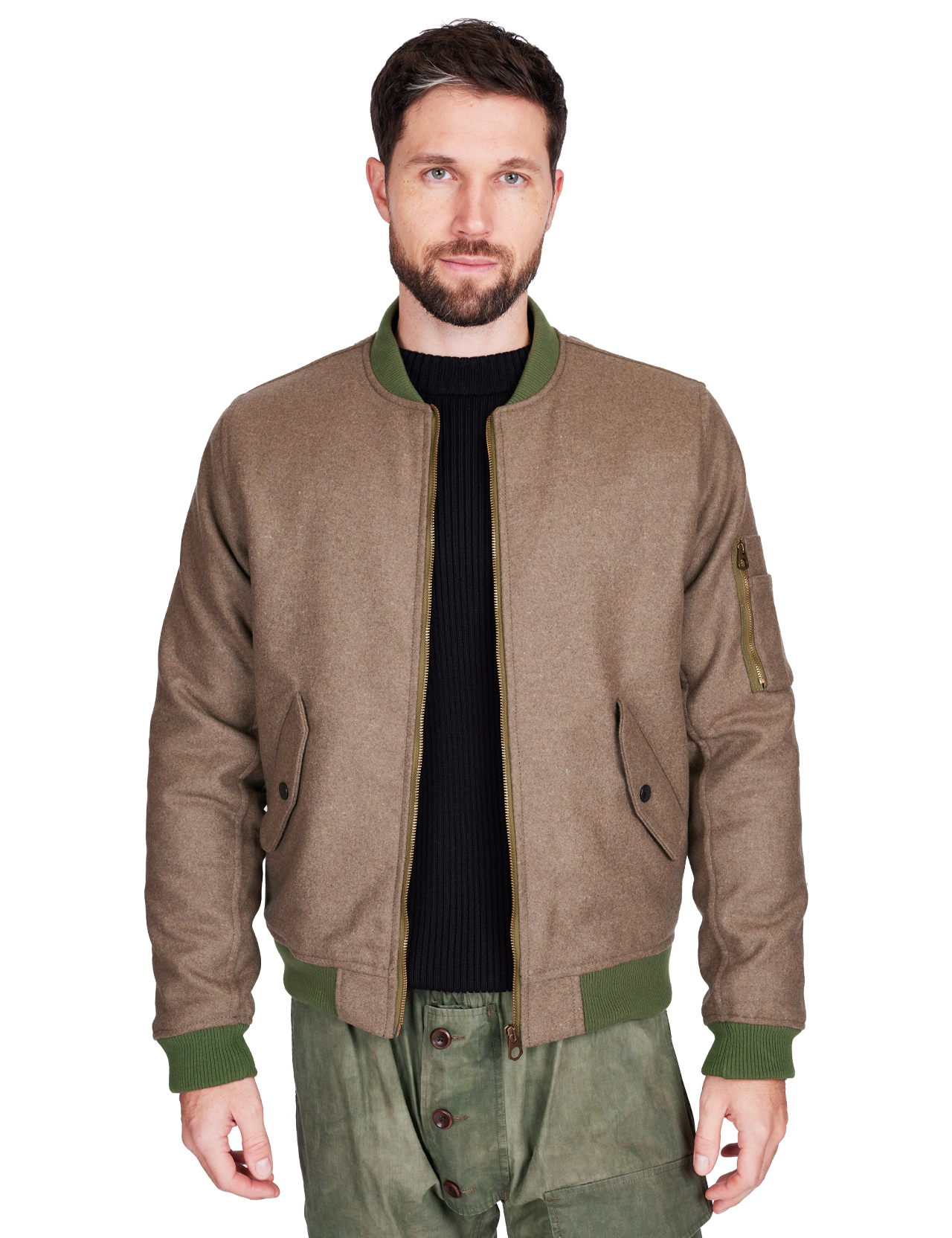 Chesapeakes - Miller Bomber Jacket - Military Green