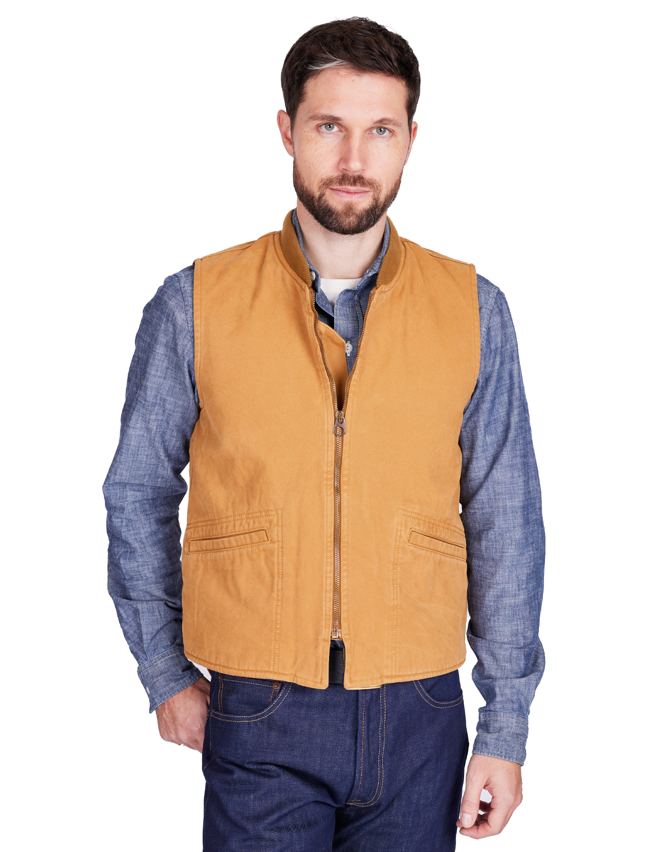 Chesapeakes - Omaha Work Vest - Duck Brown