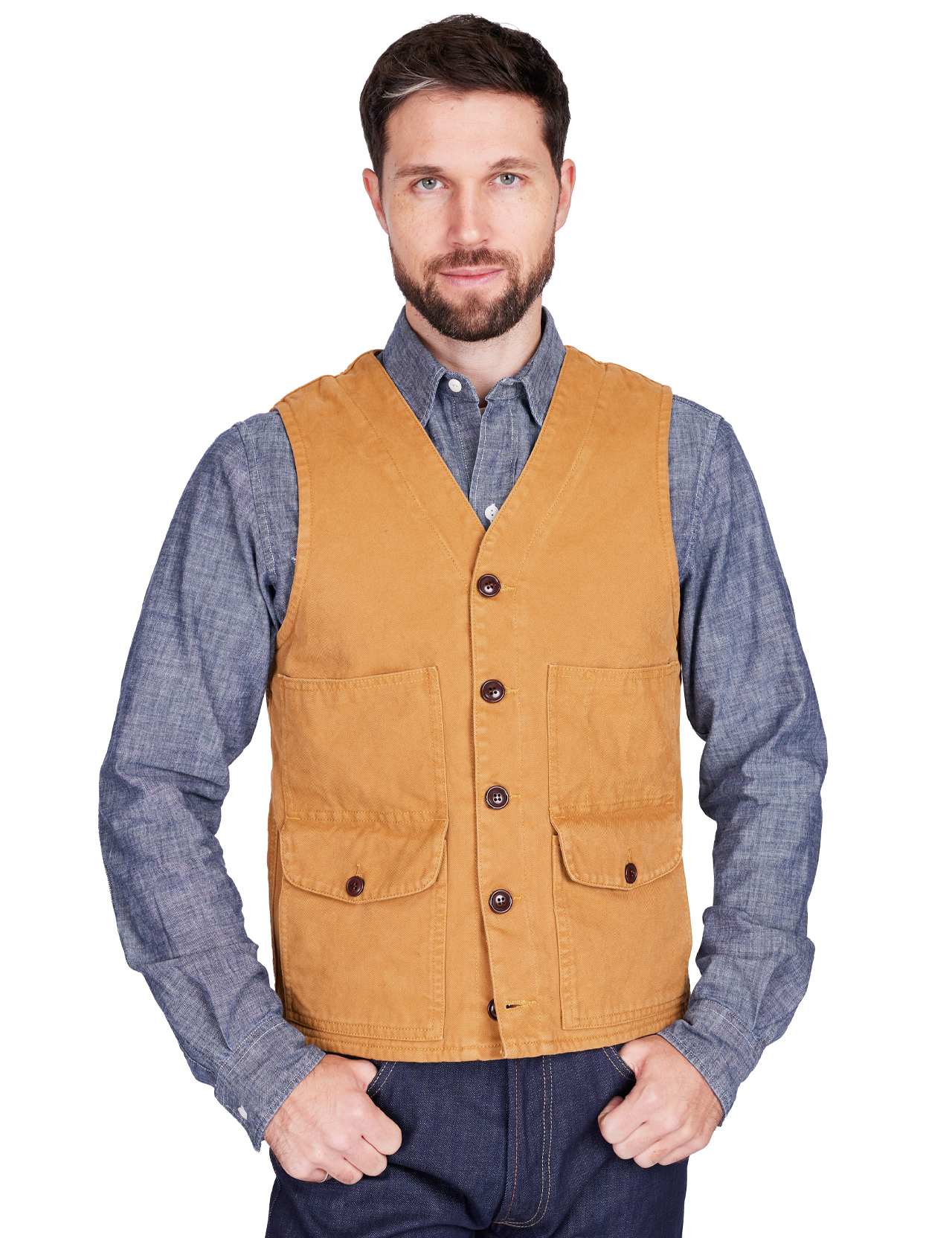 Chesapeakes - Oregon Outdoor Lined Vest - Brown Duck