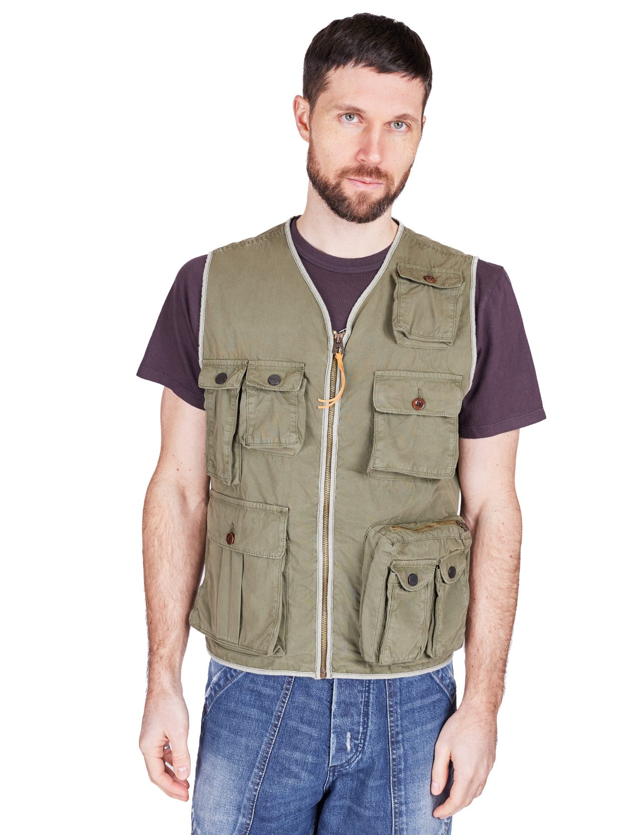 Chesapeakes - Photographer Poplin Vest - Military Green