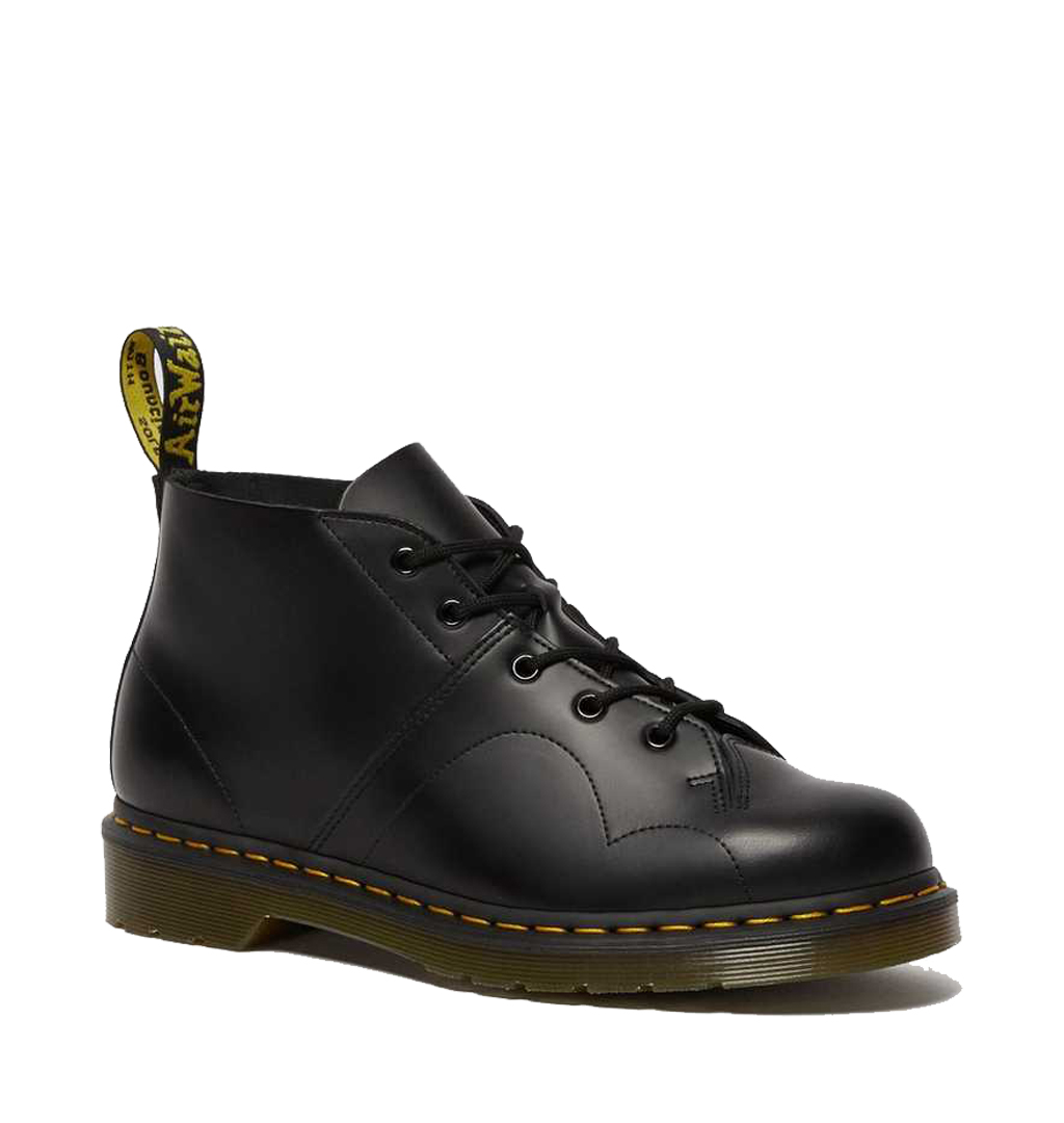 Dr Martens Church Smooth Leather Monkey Boots Black