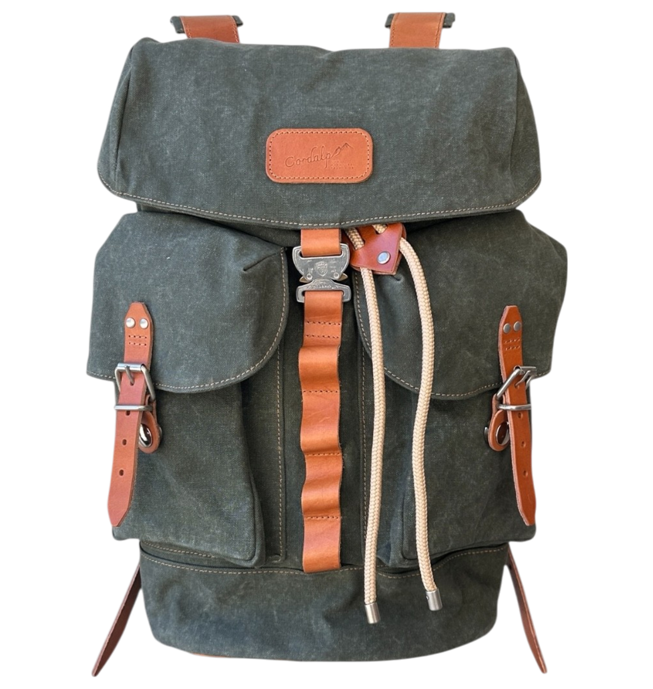Cordalp - The Alpine Canvas 15L Rucksack - Olive