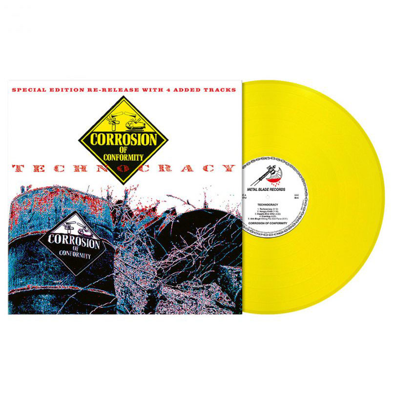 Corrosion-Of-Conformity---Technocracy-Yellow-Vinyl-Lp