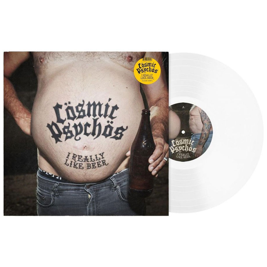 Cosmic Psychos - I Really Like Beer (Clear Vinyl) - LP