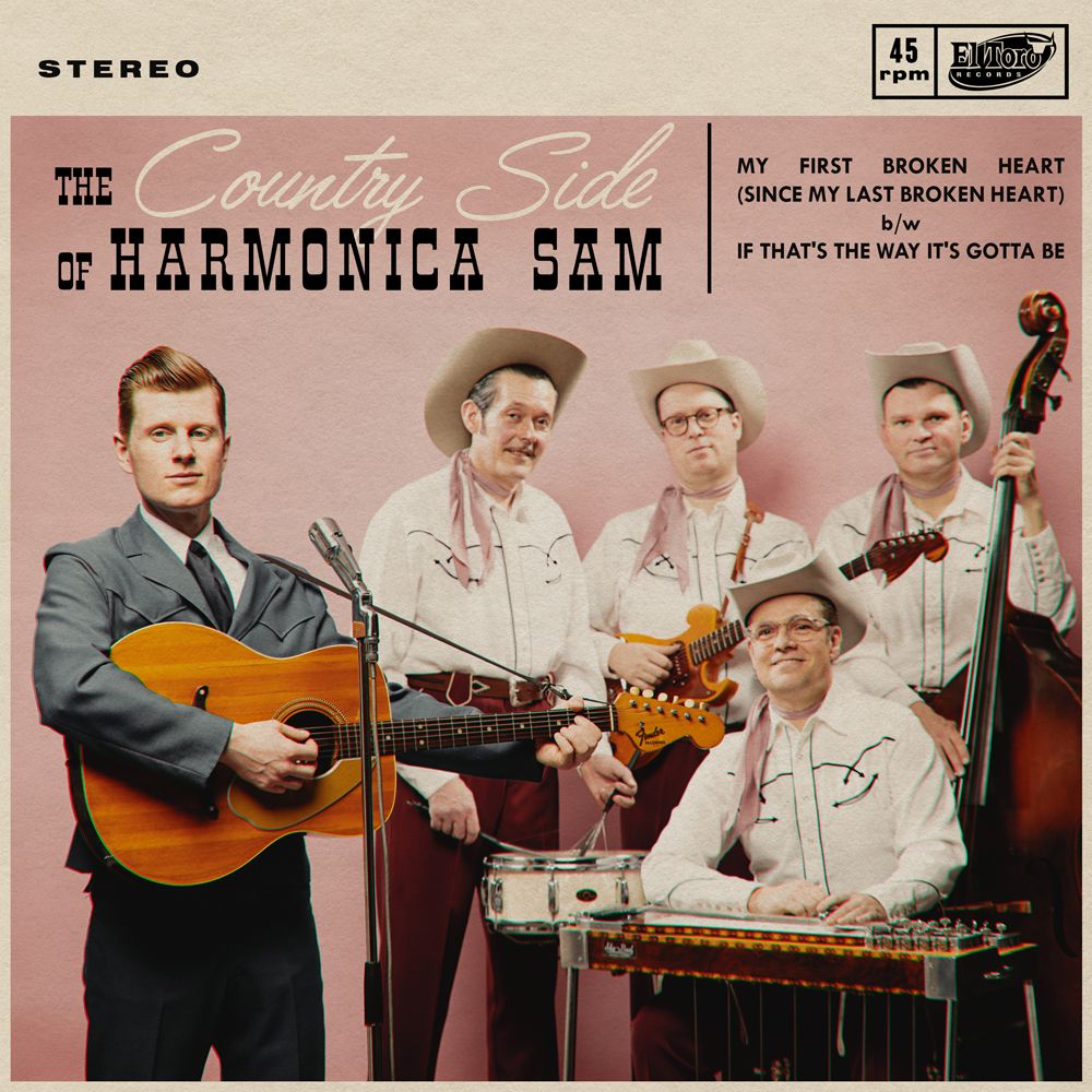 Country Side Of Harmonica Sam, The - First Broken Heart (Clear Vinyl) - 7´