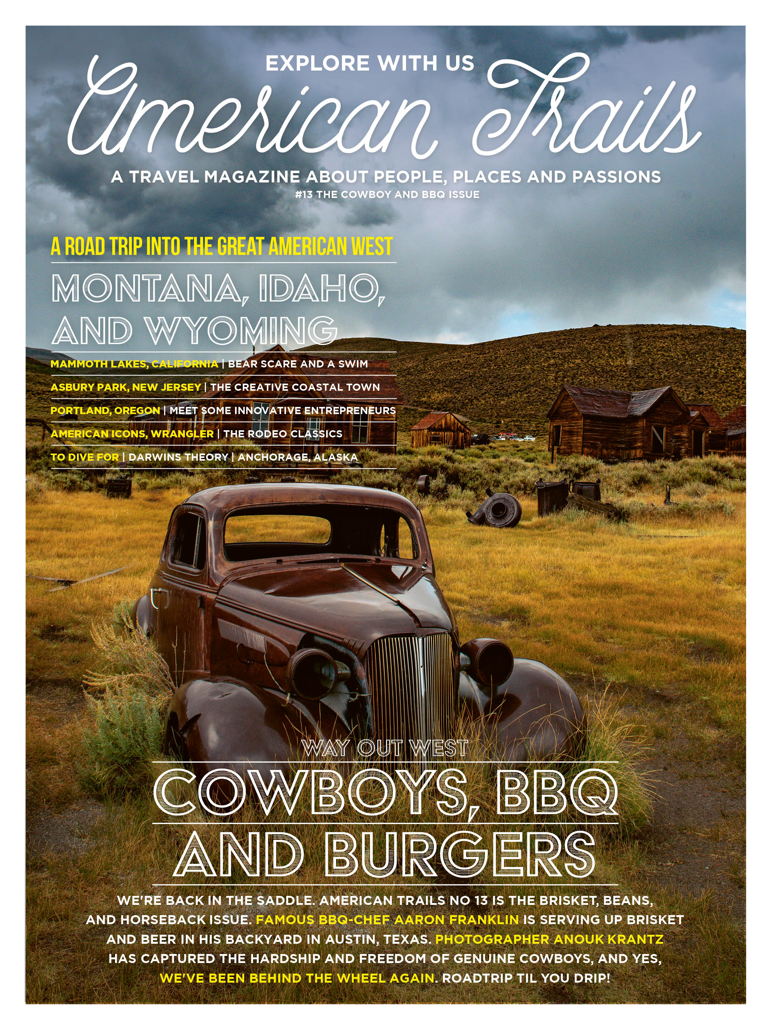 American Trails #13 - The Cowboy, Denim And BBQ Issue (International Edition)