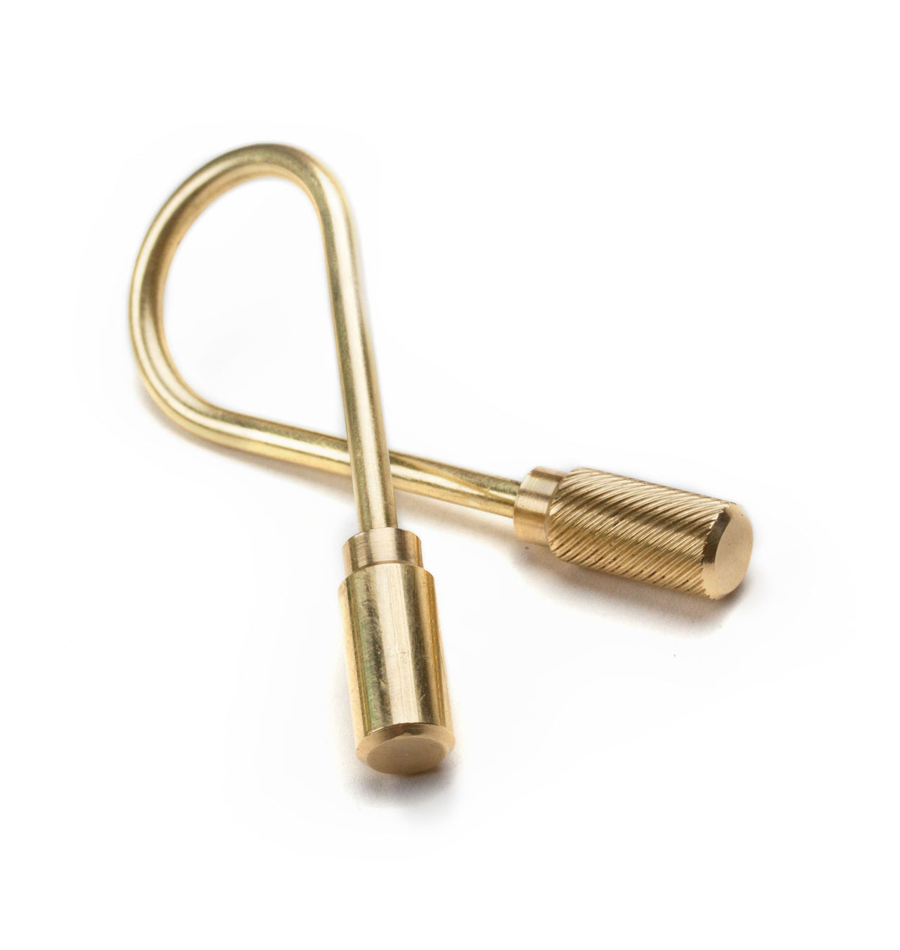 Craighill - Closed Helix Keyring - Brass