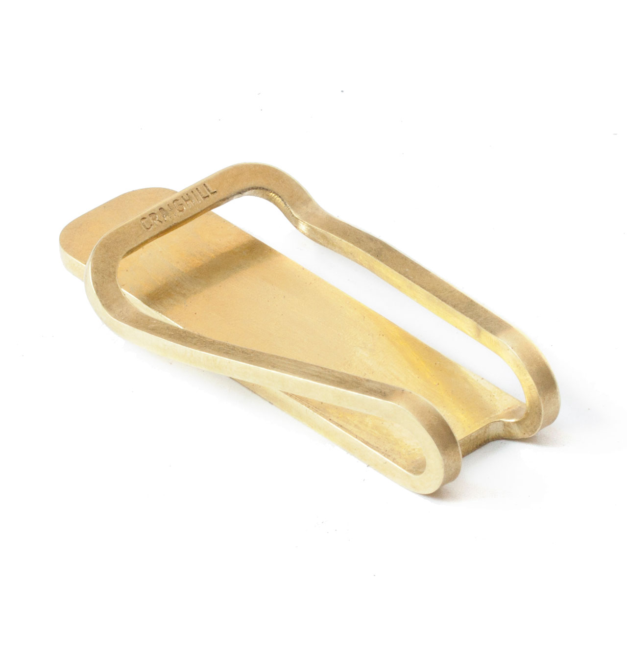 Craighill - Square Money Clip - Brass