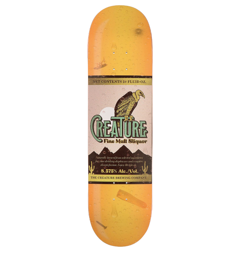 Creature---Malt-Sliqour-SM-Everslick-Skateboard-Deck---8.375