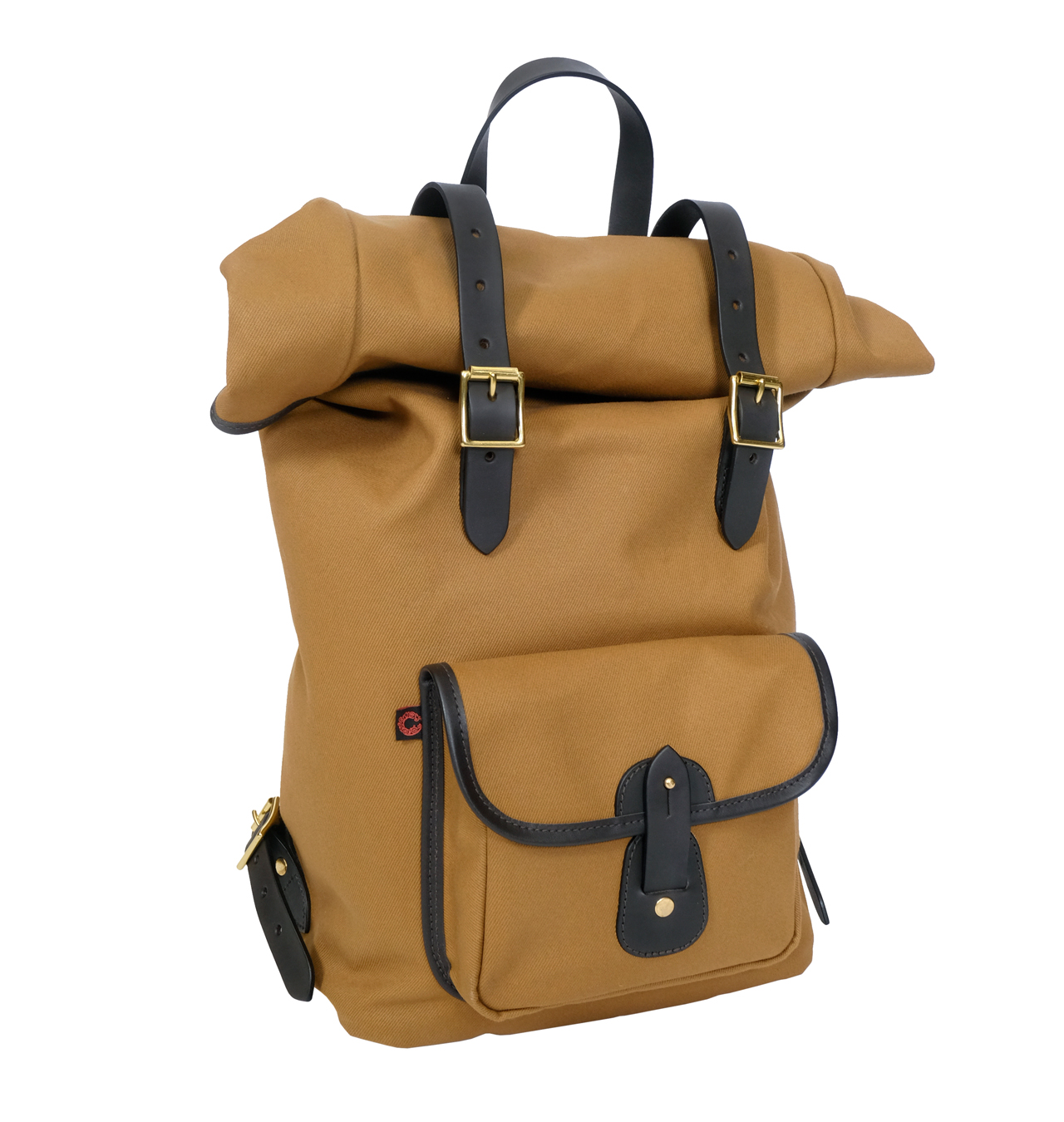 Croots - British Twill Rolltop Backpack - Tan