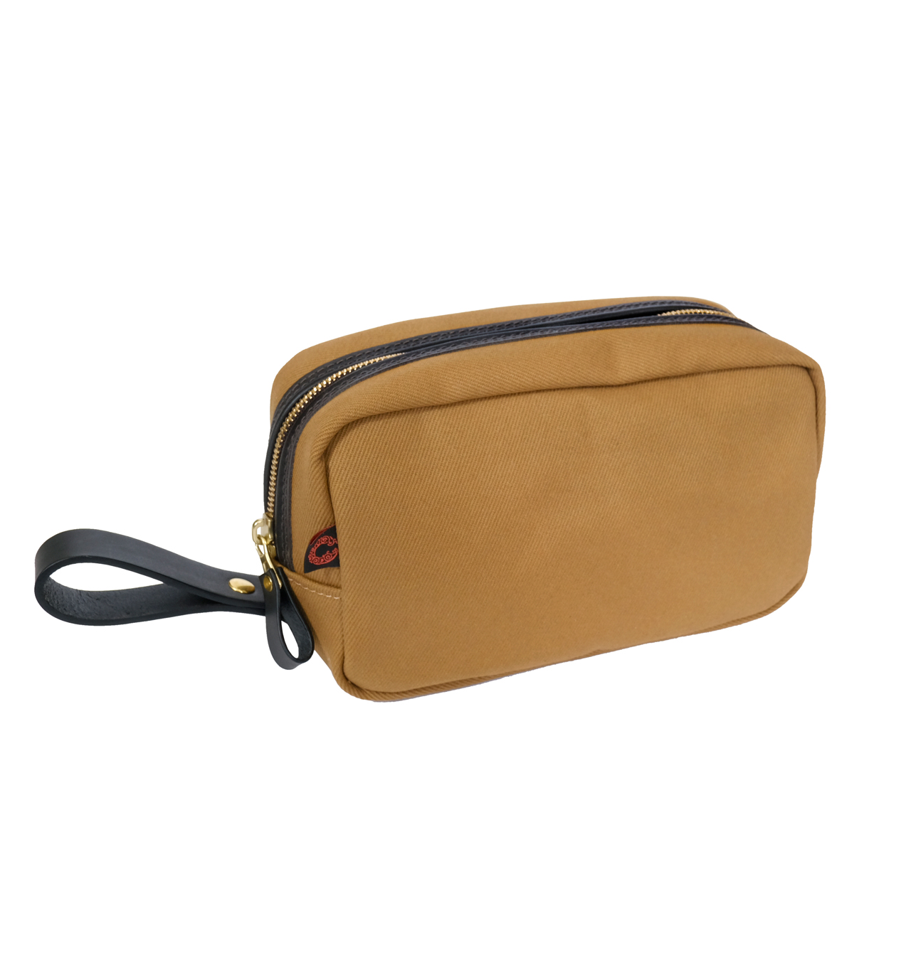 Croots - British Twill Wash Bag - Tan