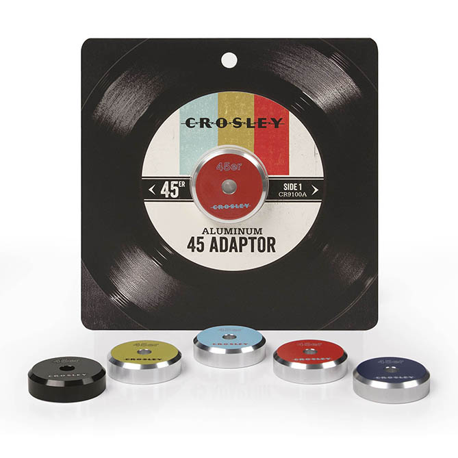 Crosley 45 RPM Adapter Orange
