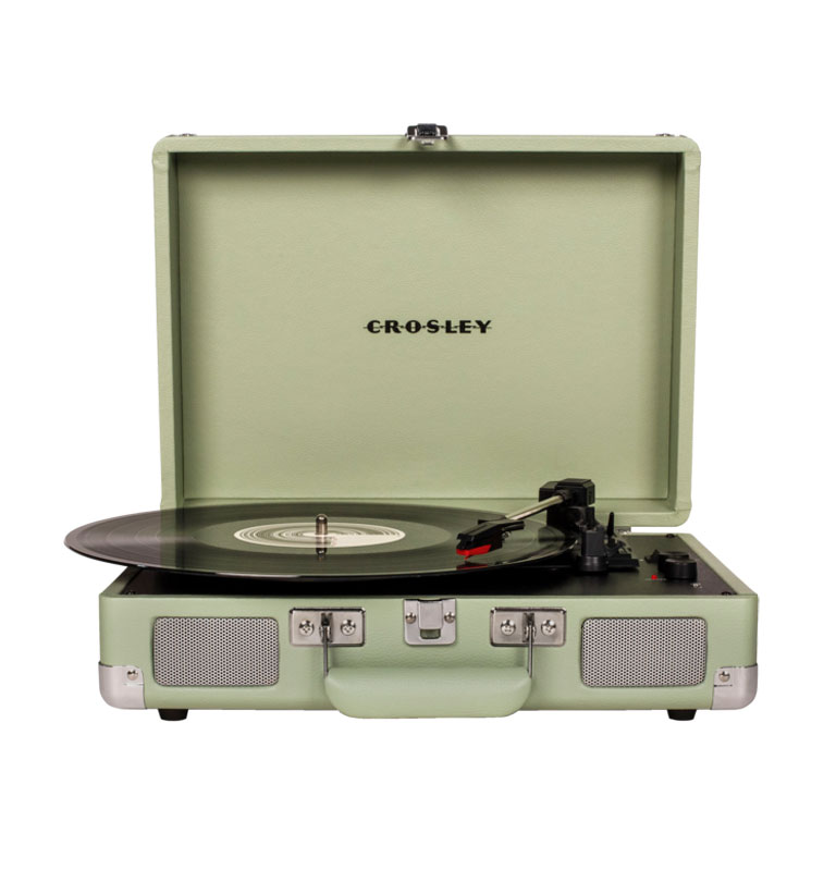 Crosley - 2-Way Bluetooth Cruiser Deluxe Record Player - Mint