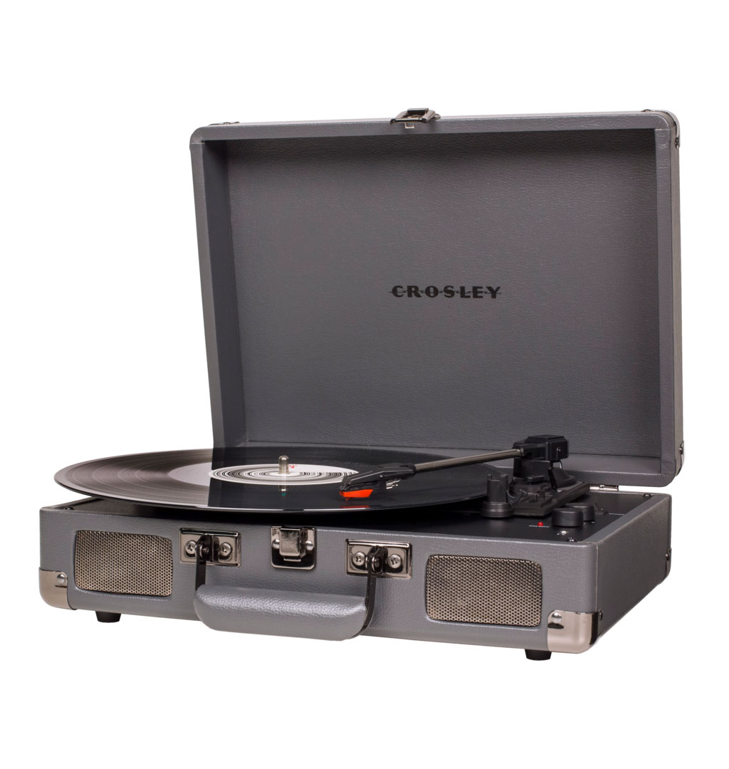 Crosley 2Way Bluetooth Cruiser Deluxe Record Player Slate