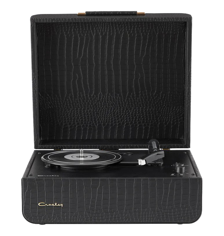 Crosley - Mercury Vintage 3-Speed 2-way Bluetooth Turntable - Black Crocodile