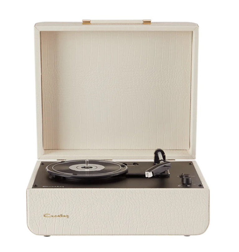 Crosley - Mercury Vintage 3-Speed 2-way Bluetooth Turntable - Cream Croc