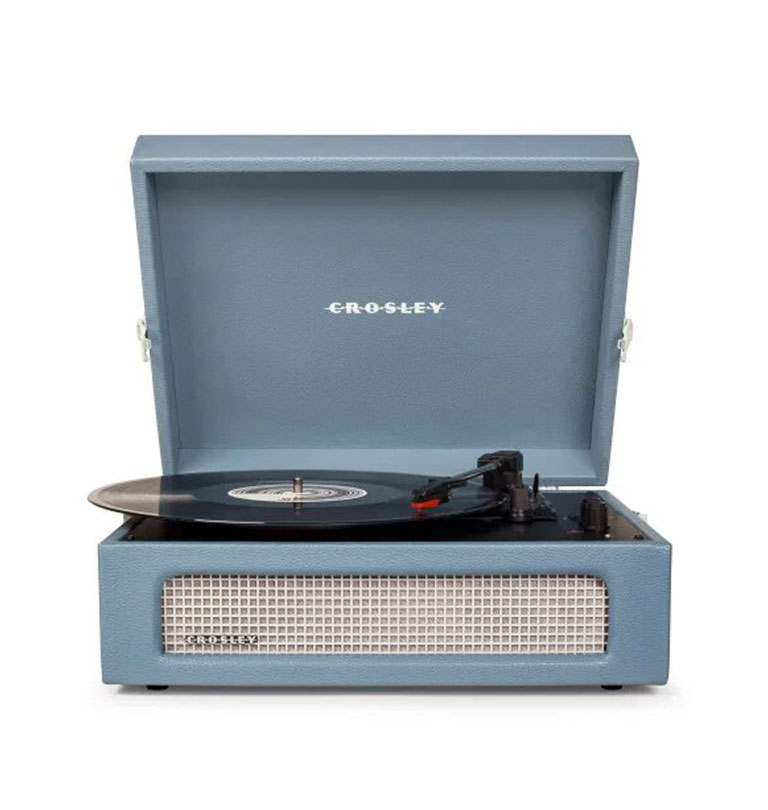 Crosley 2Way Bluetooth Voyager Record Player Washed Blue